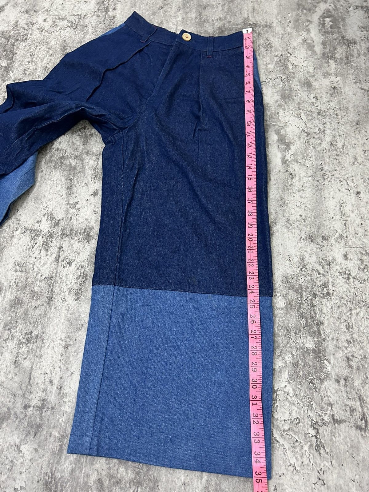 Japanese Brand × Yohji Yamamoto Pou Dou Dou Baggy Jeans Yohji style Size US 28 / EU 44 - 21 Thumbnail