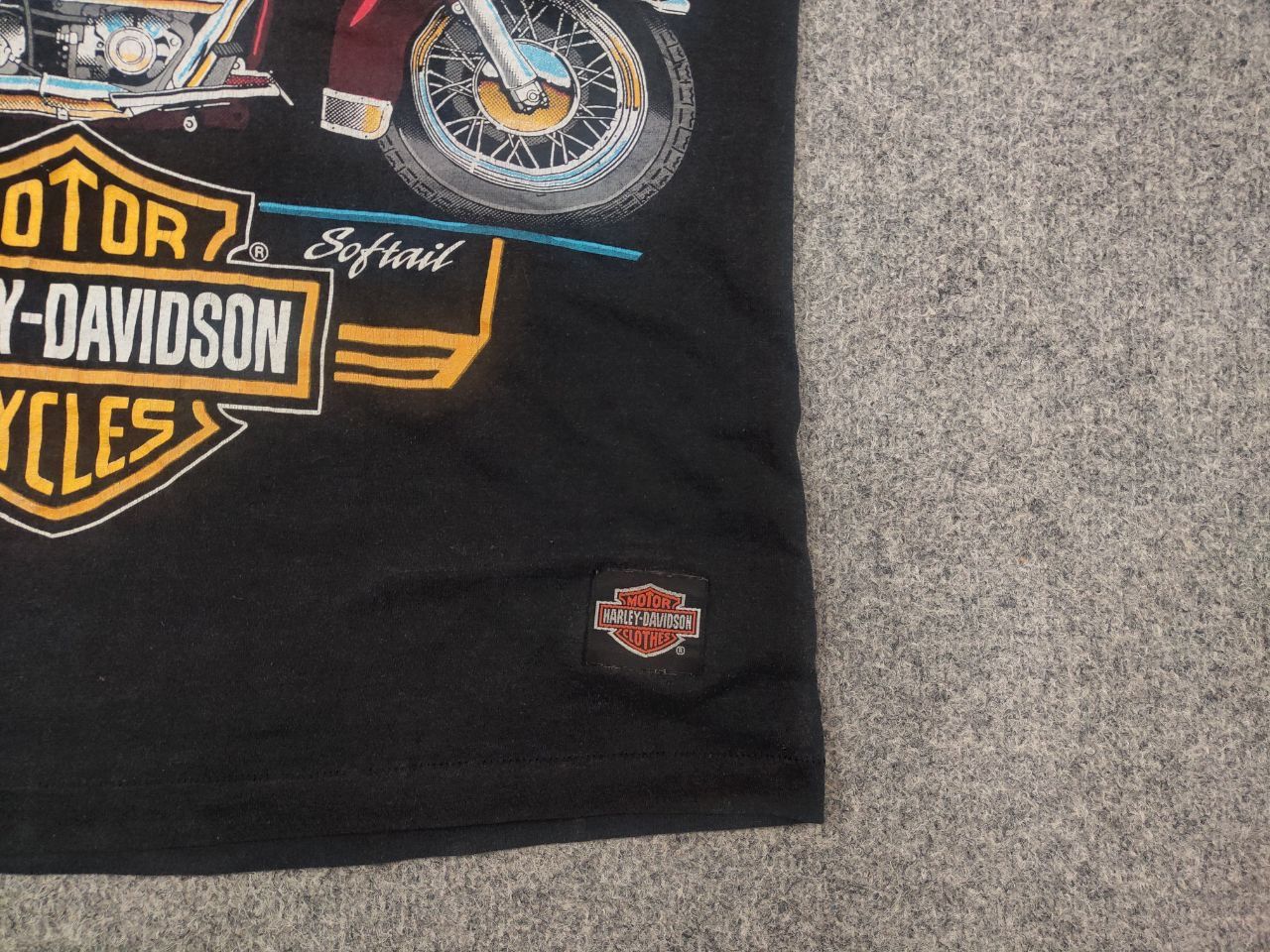Harley Davidson 80's Harley-Davidson Real Steel Heritage Softail T-shirt Tee Size US M / EU 48-50 / 2 - 10 Thumbnail