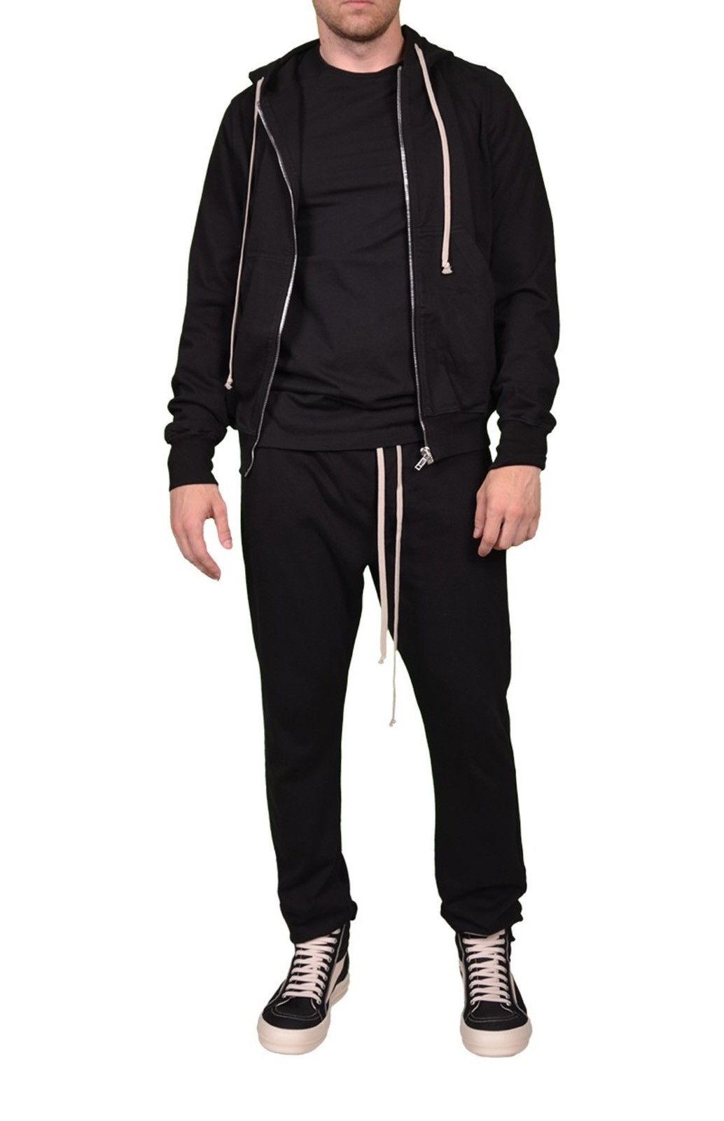 Rick Owens Drkshdw Last Size Rick Owens Drkshdw Black Cotton Hoodie Size US XL / EU 56 / 4 - 6 Thumbnail