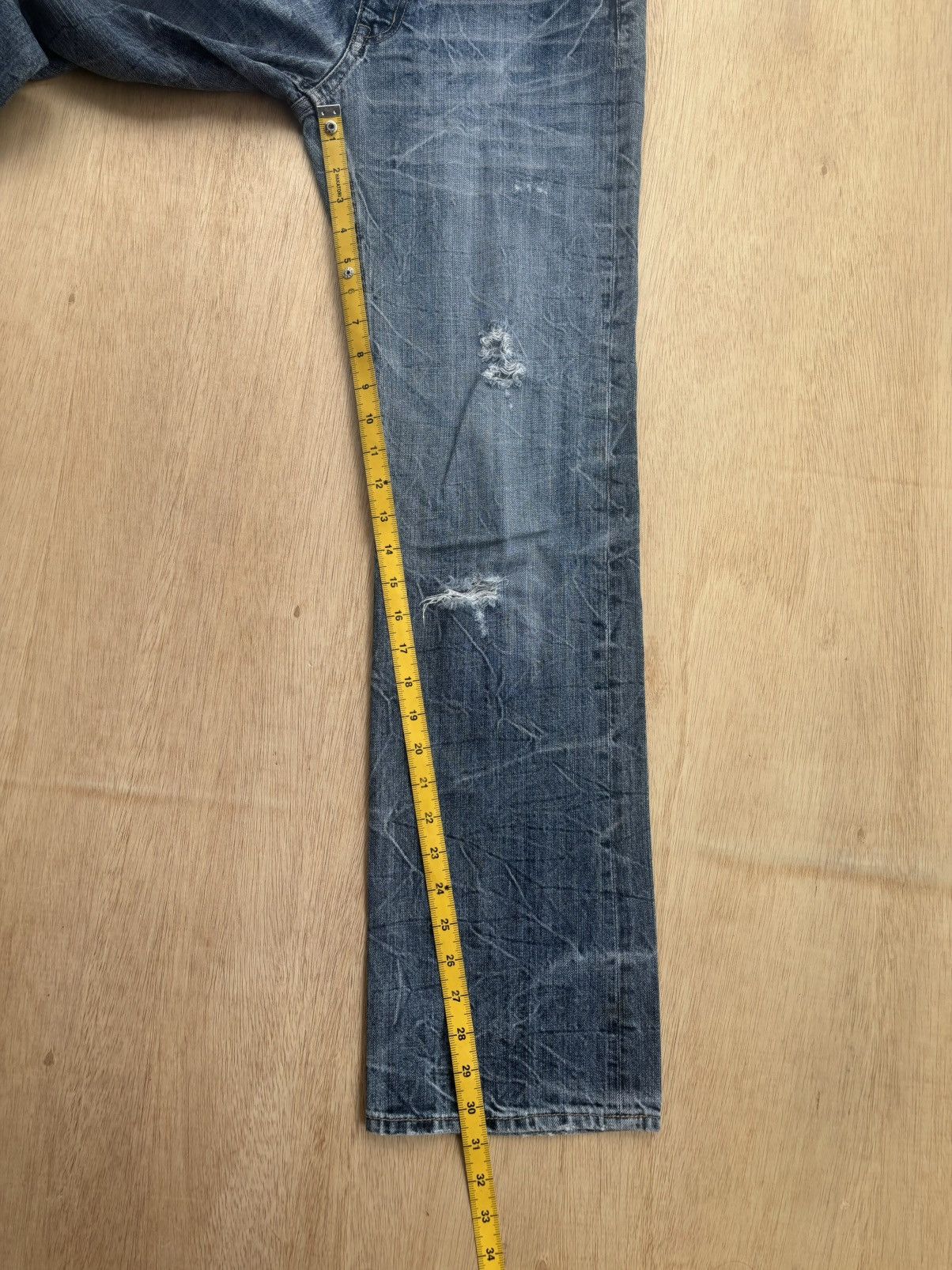 Hysteric Glamour Vintage Distressed Denim Oririn Jeans Grand Mind Size US 29 - 11 Thumbnail