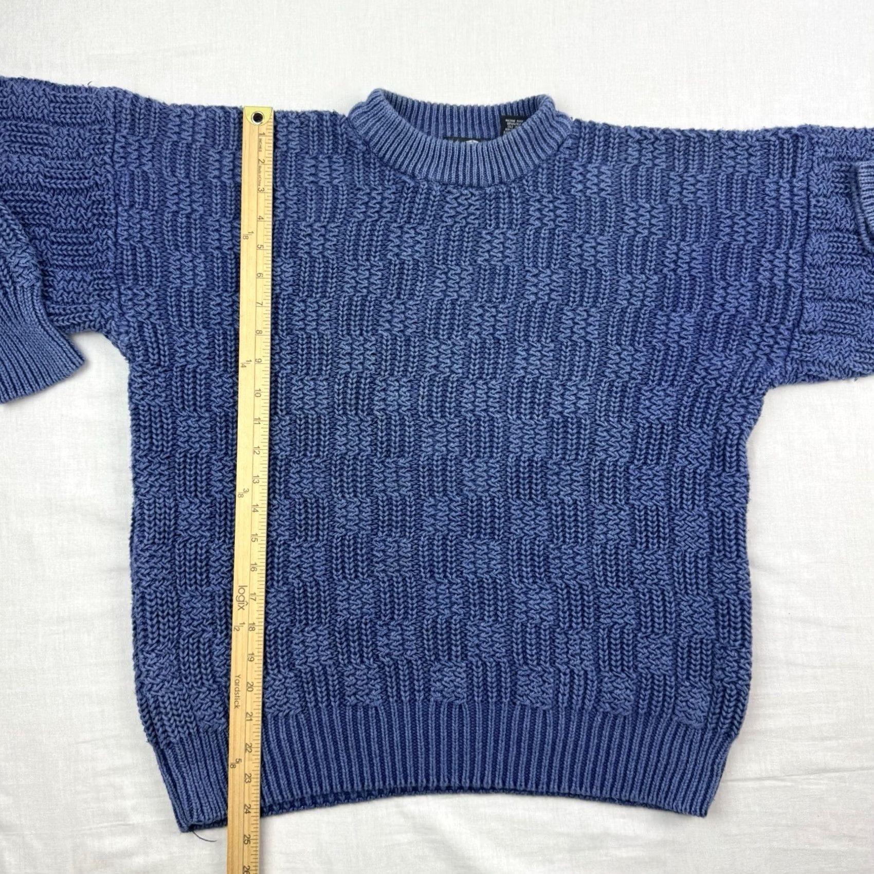 Vintage VINTAGE Structure Sweater Adult XL Pullover Chunky Heavyweight 90s Classic USA Size US XL / EU 56 / 4 - 6 Thumbnail