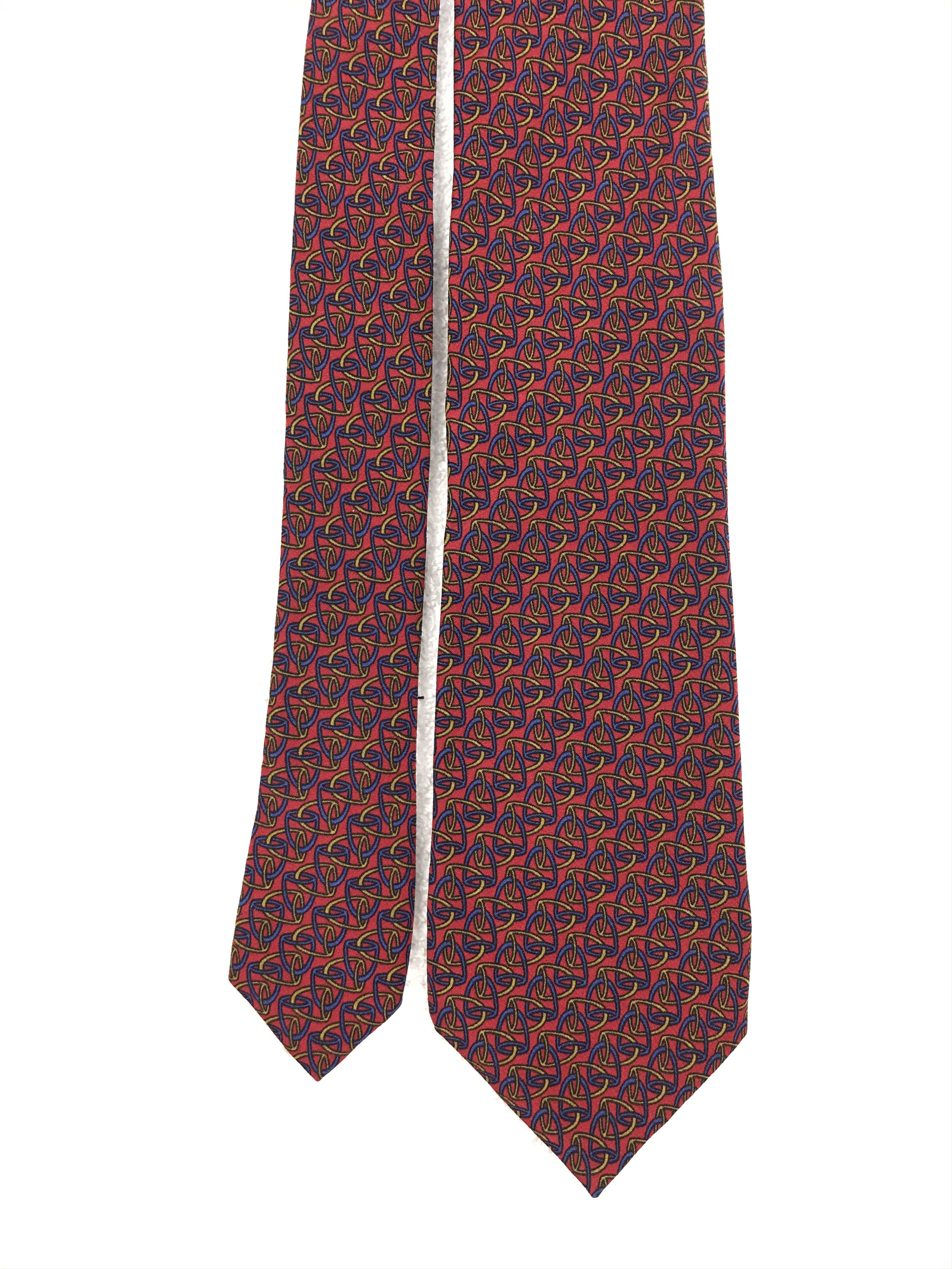 Designer × Vintage Vintage Derby Club By Richel Silk Necktie Size ONE SIZE - 3 Thumbnail