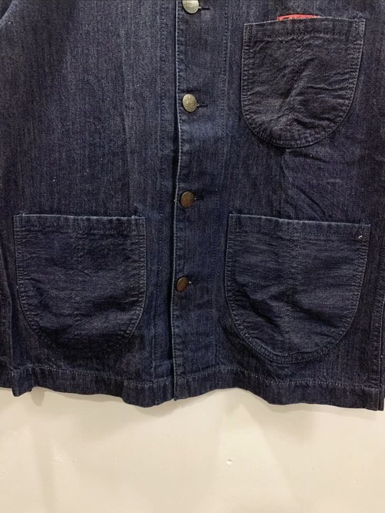 Evisu YAMANE - EVISU LOT 3004 DENIM COVERALL JACKET Size US M / EU 48-50 / 2 - 4 Thumbnail