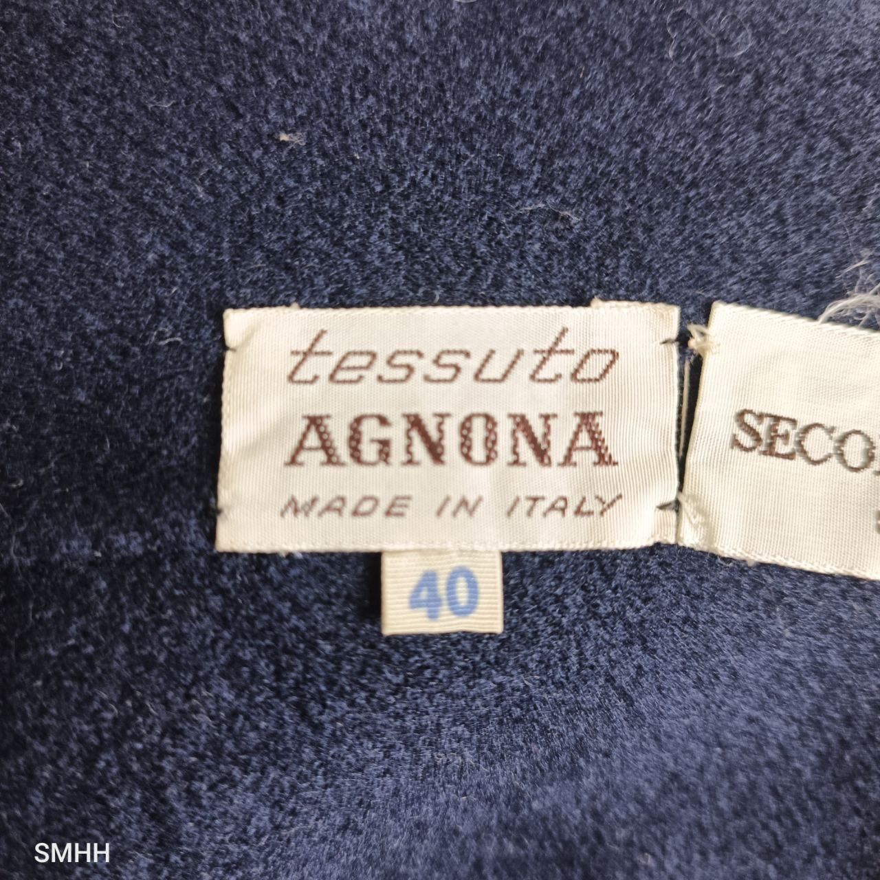 Agnona 🔥 Vintage AGNONA Navy Wool Jacket – Size 40 Size M / US 6-8 / IT 42-44 - 9 Thumbnail
