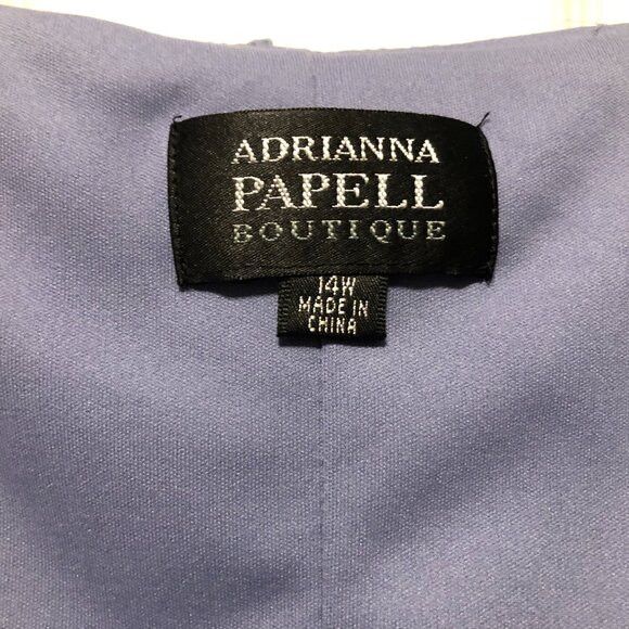 Adrianna Papell Adrianna Papell women's new 100%polyester dress size: 14W Size XL / US 12-14 / IT 48-50 - 3 Thumbnail