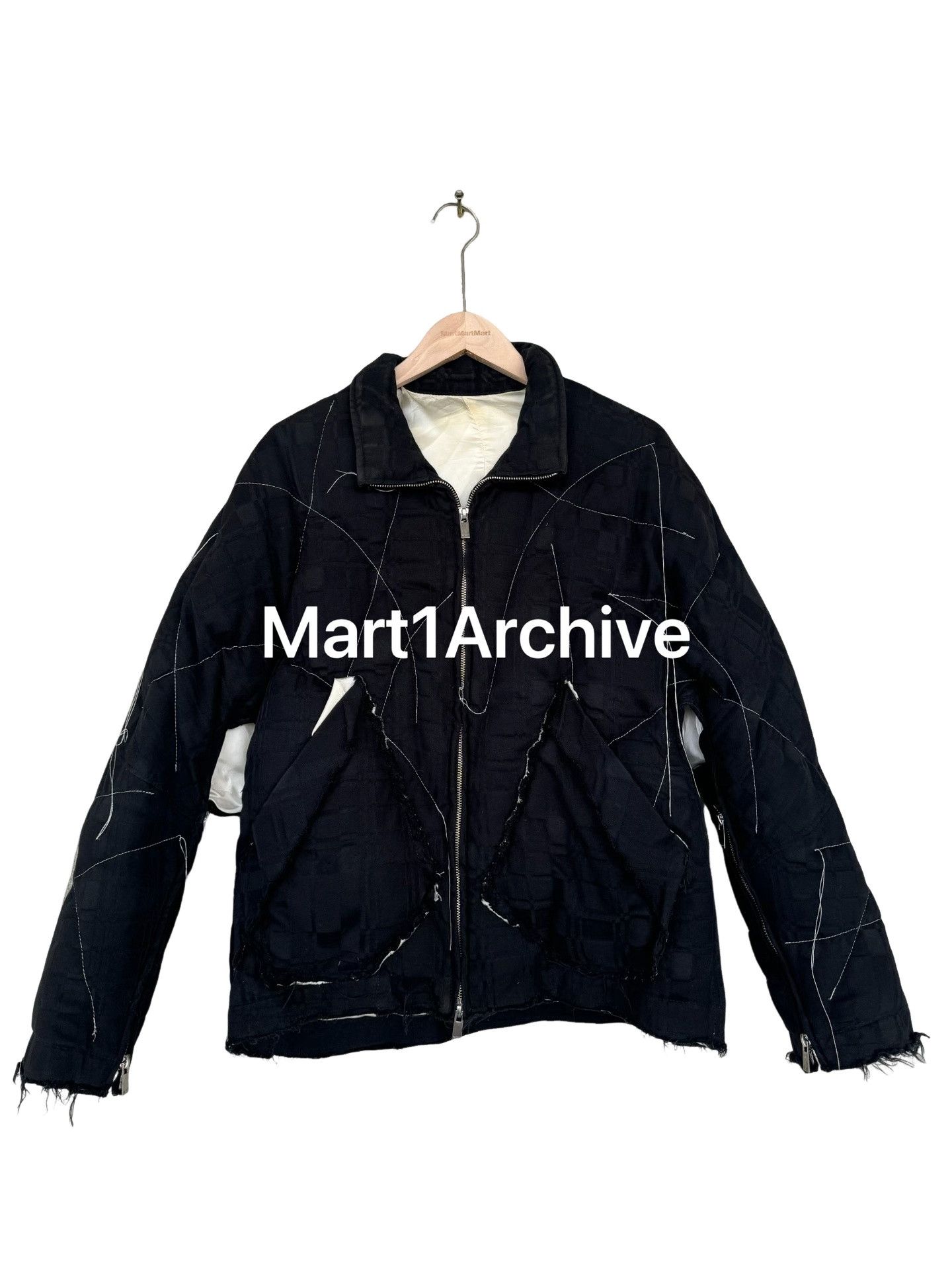 Sulvam Sulvam Contrast Stitching Jacket Size S Size US S / EU 44-46 / 1 - 1 Thumbnail