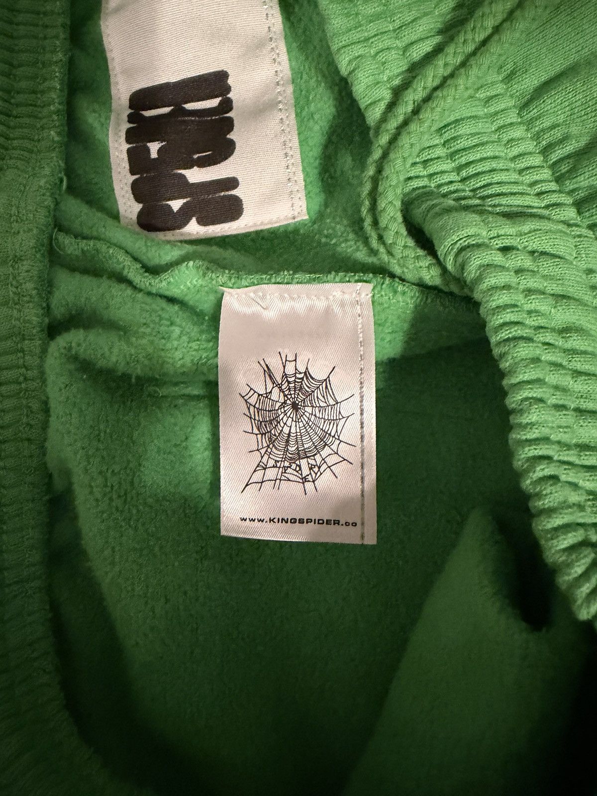Sp5der Sp5der Slime Rhinestone Punk V2 Sweatpants Green Small Size US 30 / EU 46 - 6 Thumbnail