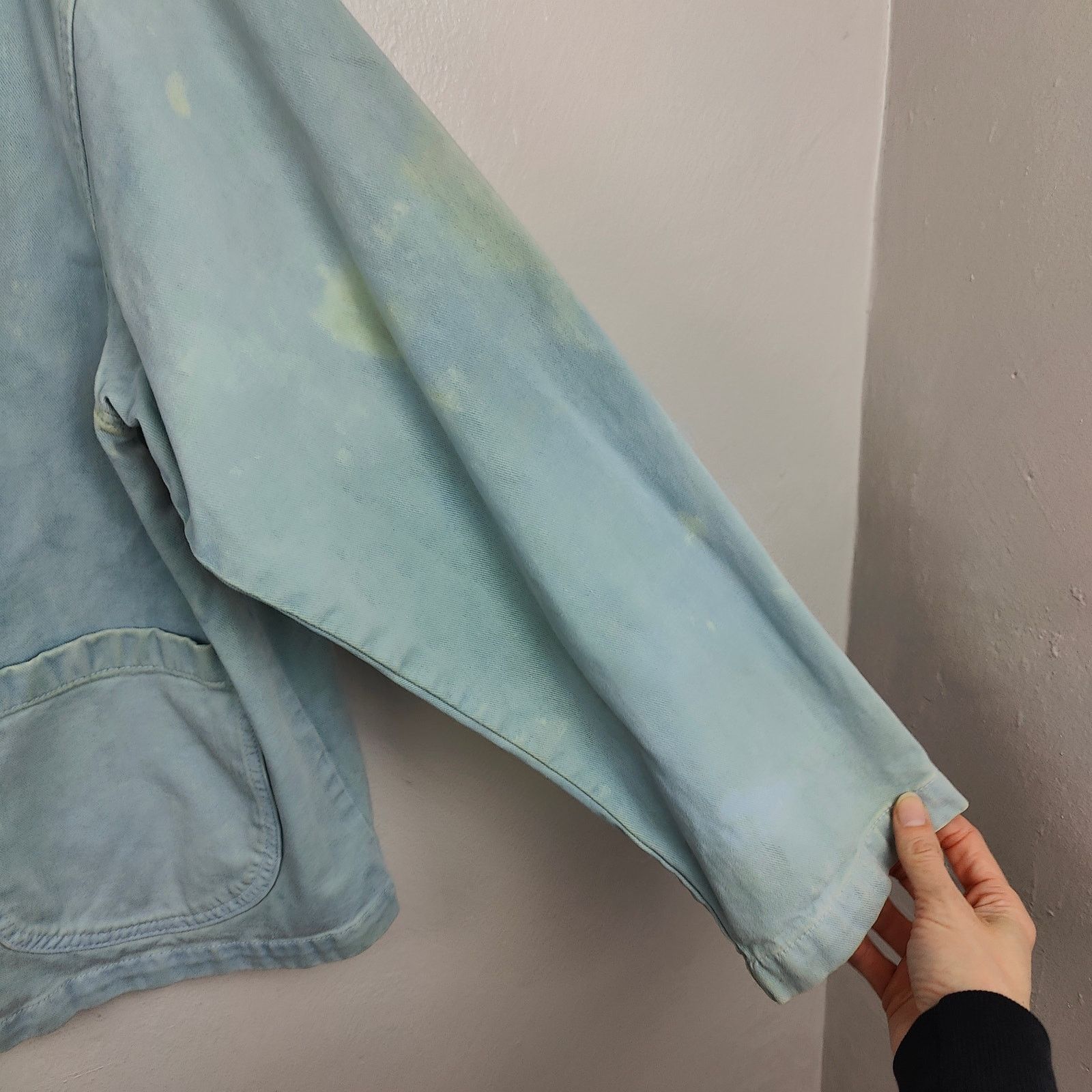 Other Olderbrother Chore Coat Size Medium Blue Twill Button Up Size M / US 6-8 / IT 42-44 - 4 Thumbnail