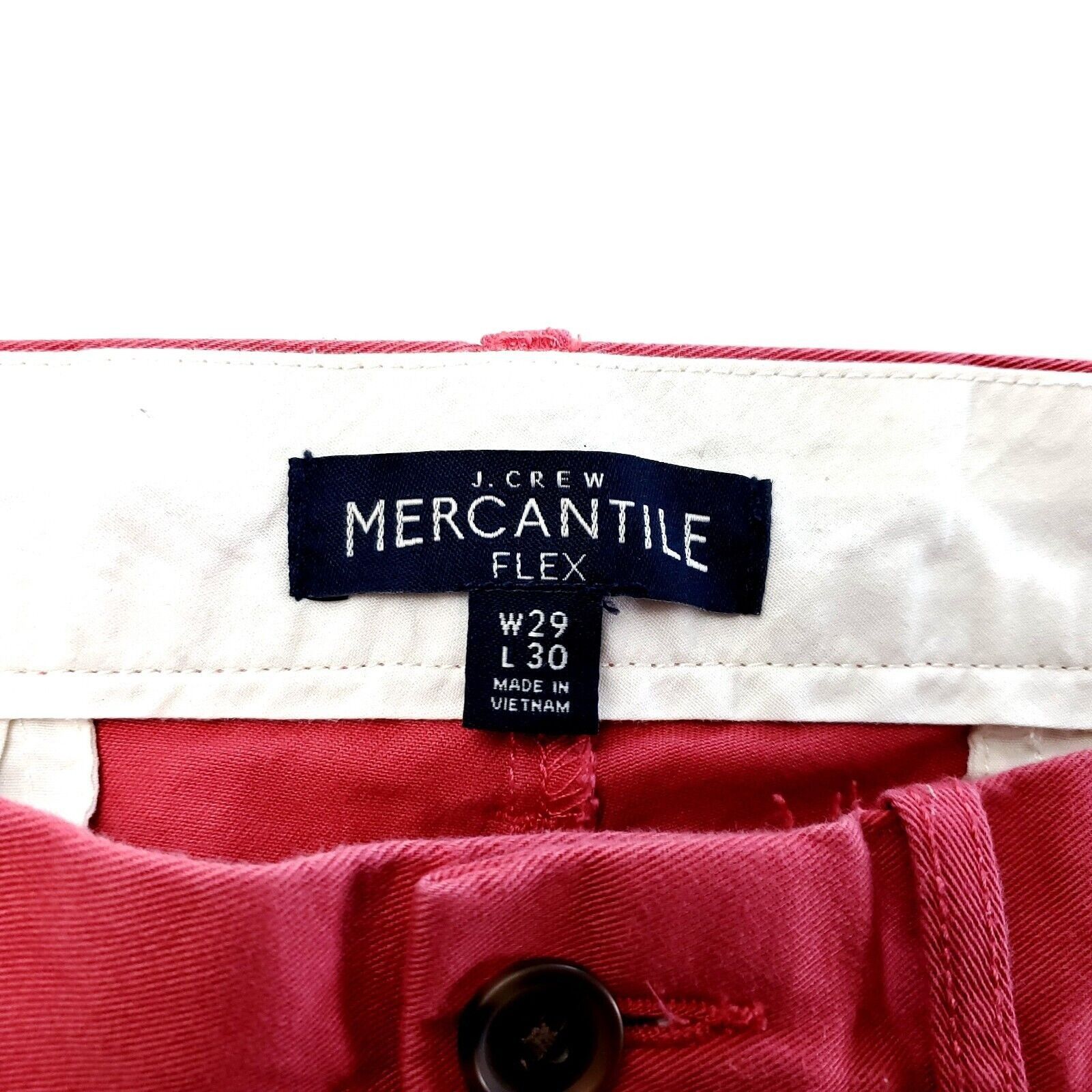 J.Crew DAMAGED J Crew Mercantile Flex Cotton Chino Pants Slim 31/29 Size US 31 - 6 Thumbnail