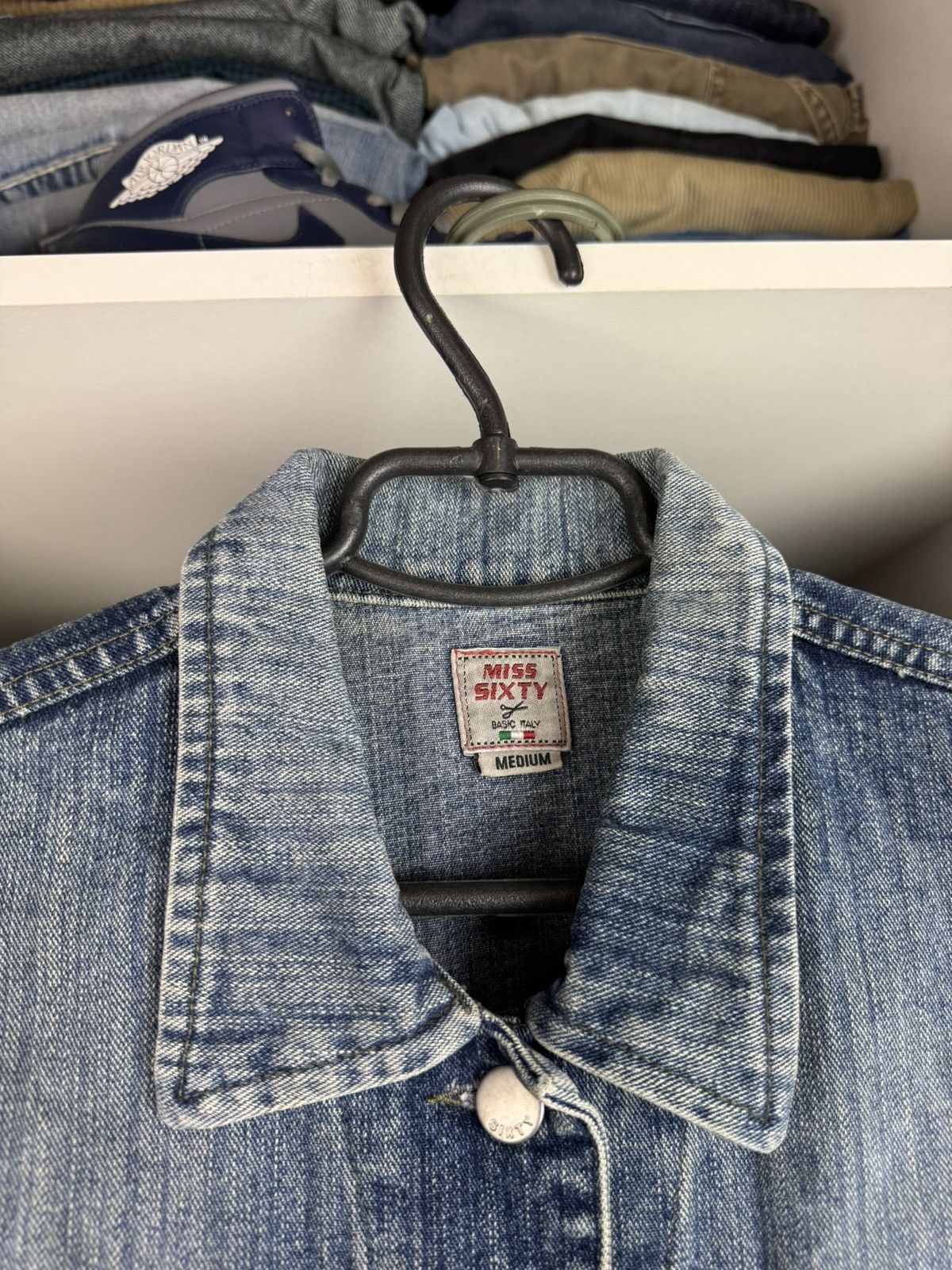 Miss Sixty Miss Sixty Vintage Denim Trucker Vest Made in Italy Y2K Size M / US 6-8 / IT 42-44 - 2 Thumbnail