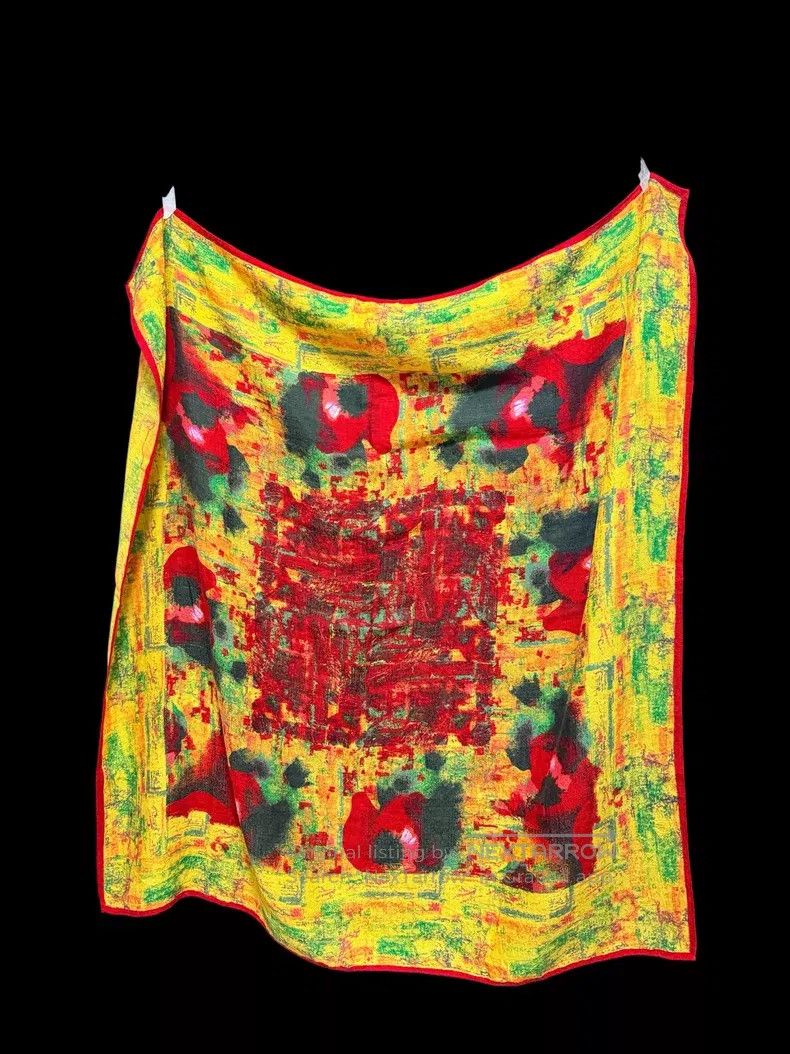 Kenzo Kenzo Scarf with vibrant tie-dye pattern| Size ONE SIZE - 3 Thumbnail