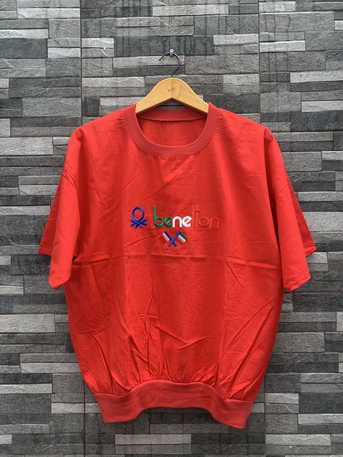 Benetton Vintage 90s Bootleg Benetton Size US L / EU 52-54 / 3 - 1 Thumbnail