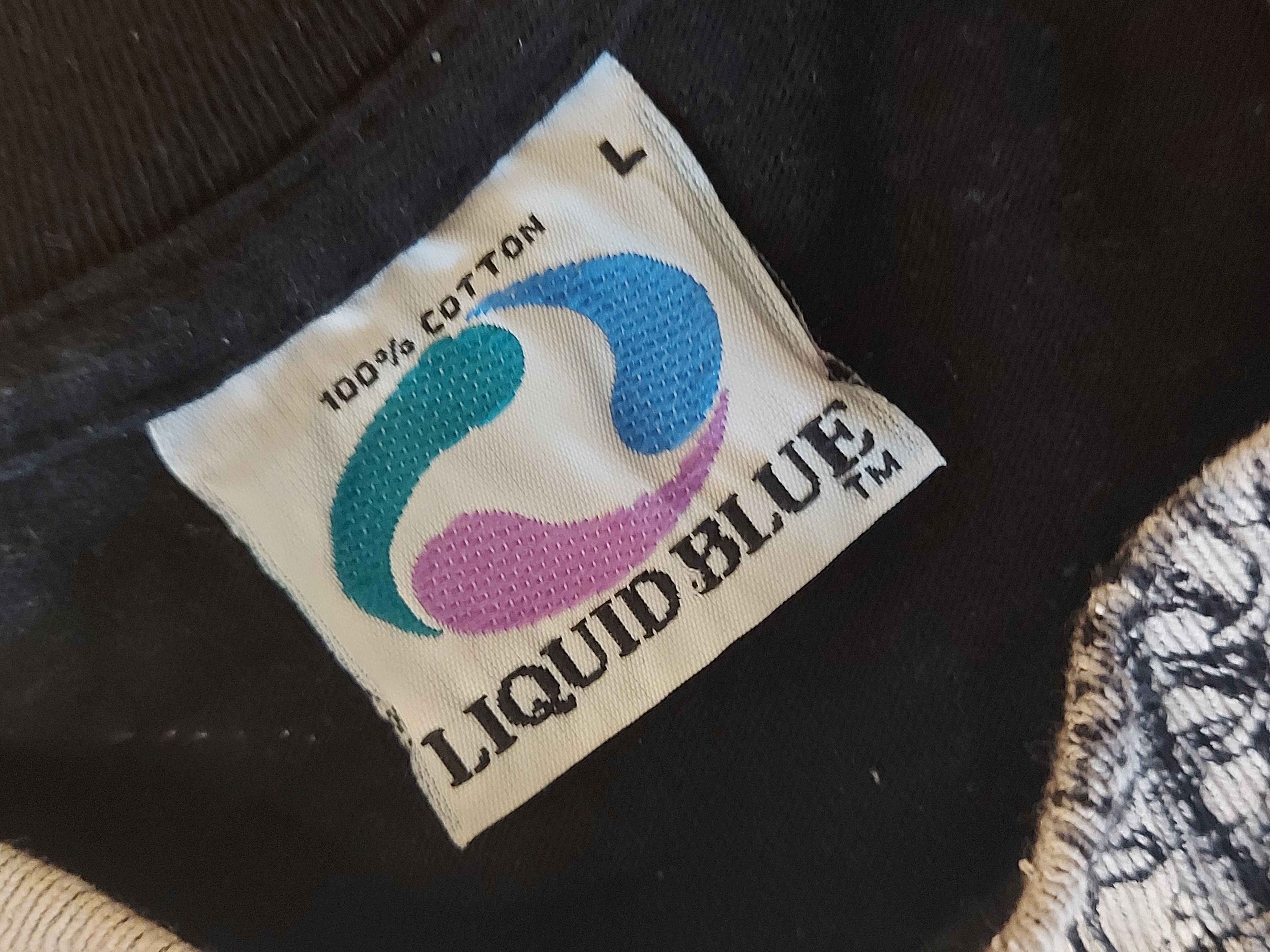 Liquid Blue Vtg 1993 Liquid Blue Medusa snake skull Print T-shirt Size US L / EU 52-54 / 3 - 4 Thumbnail