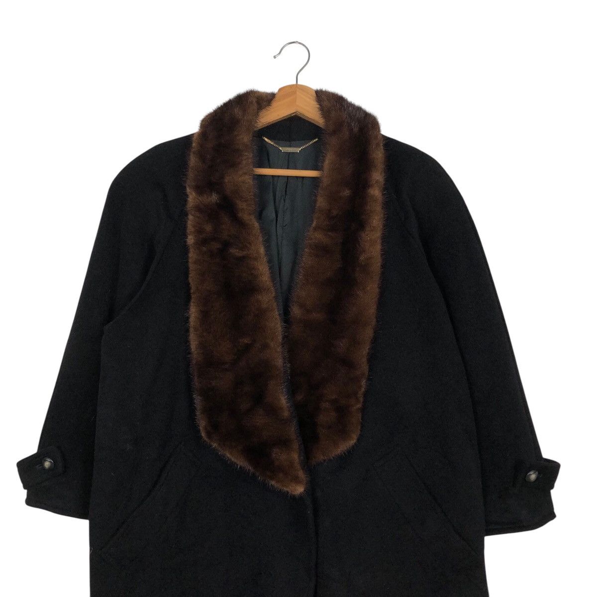 Vintage 📌Vintage Oversize Jacket Lui Chantant Fur Blanket Cashmere Size US M / EU 48-50 / 2 - 4 Thumbnail