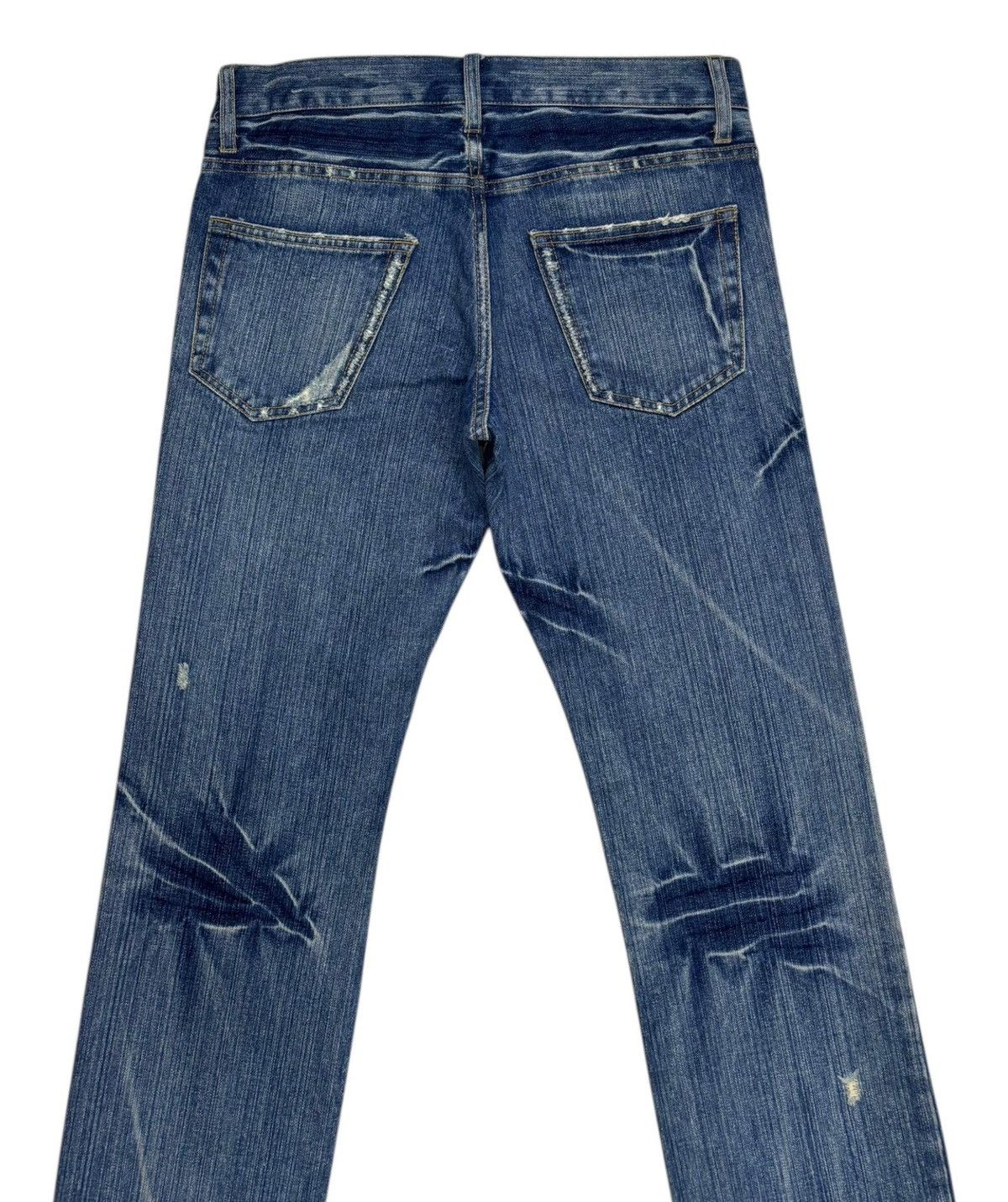 Isamu Katayama Backlash × Japanese Brand 🔥Vintage Japanese Regular Straight Distressed Denim Jeans Size US 32 / EU 48 - 4 Thumbnail