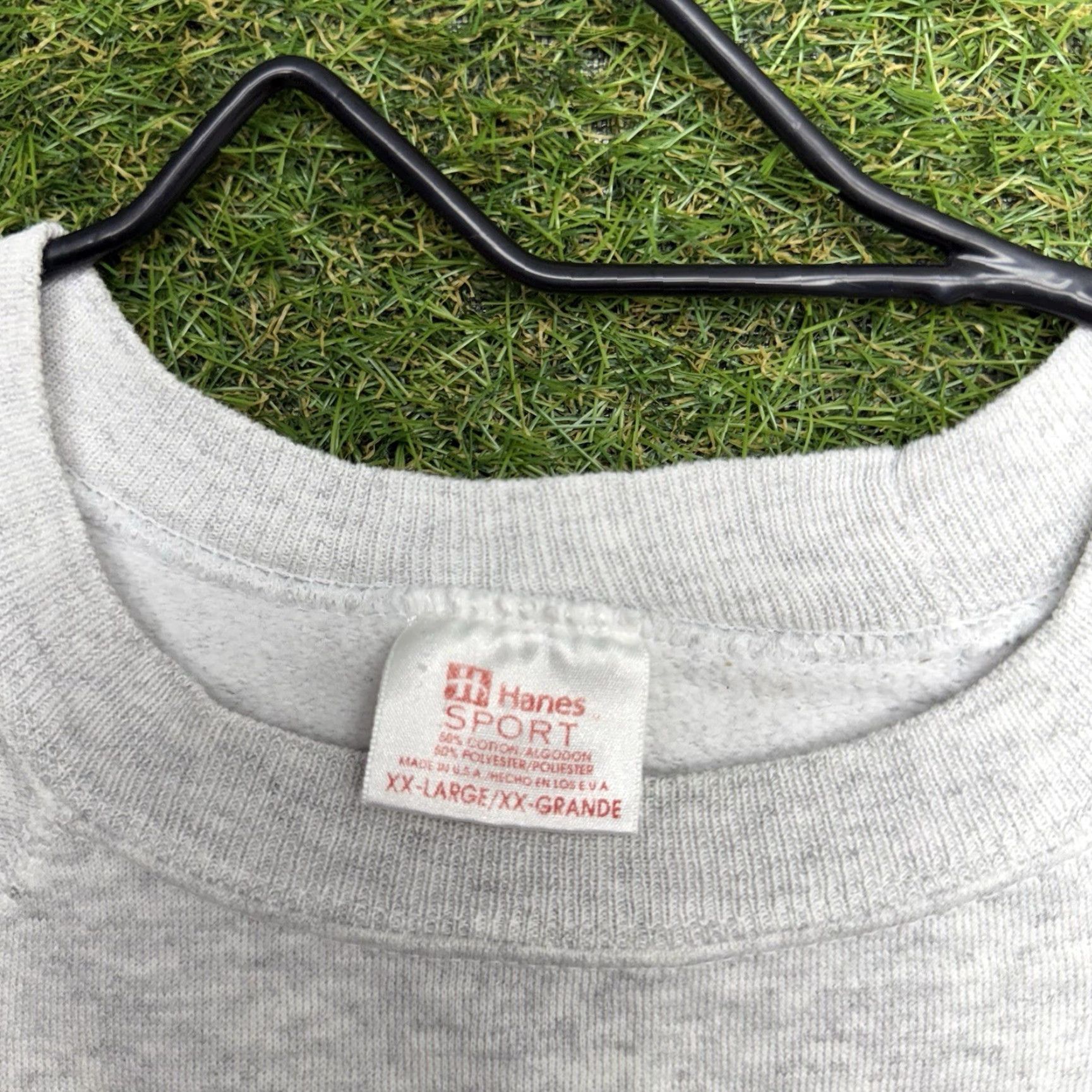 Fruit Of The Loom VINTAGE Yale Bulldogs Sweatshirt Mens 2XL Crewneck Gray 80s AOP Graphic Print Yale University Football Spirit Mens Size US XXL / EU 58 / 5 - 3 Thumbnail