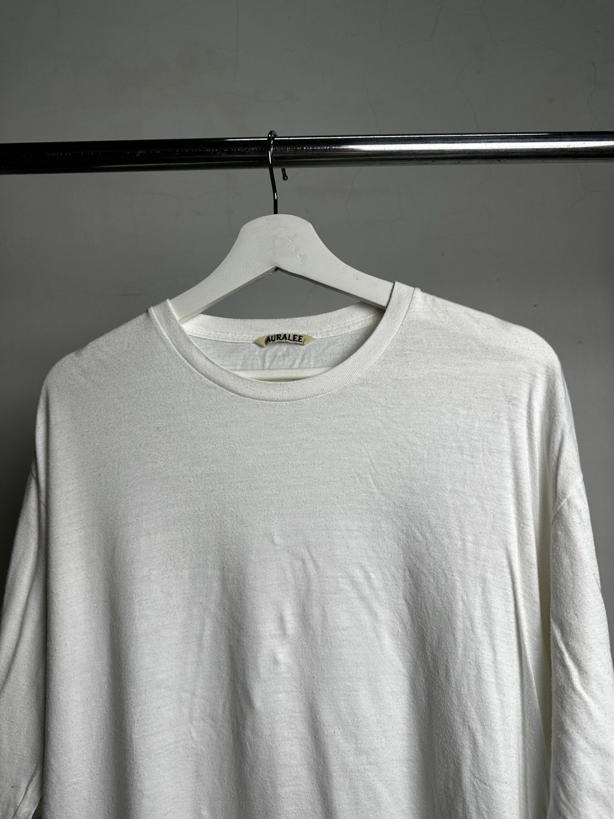 Auralee Auralee SS18 Seamless Crew Neck Half Sleeve Tee Boxy Size US L / EU 52-54 / 3 - 2 Thumbnail