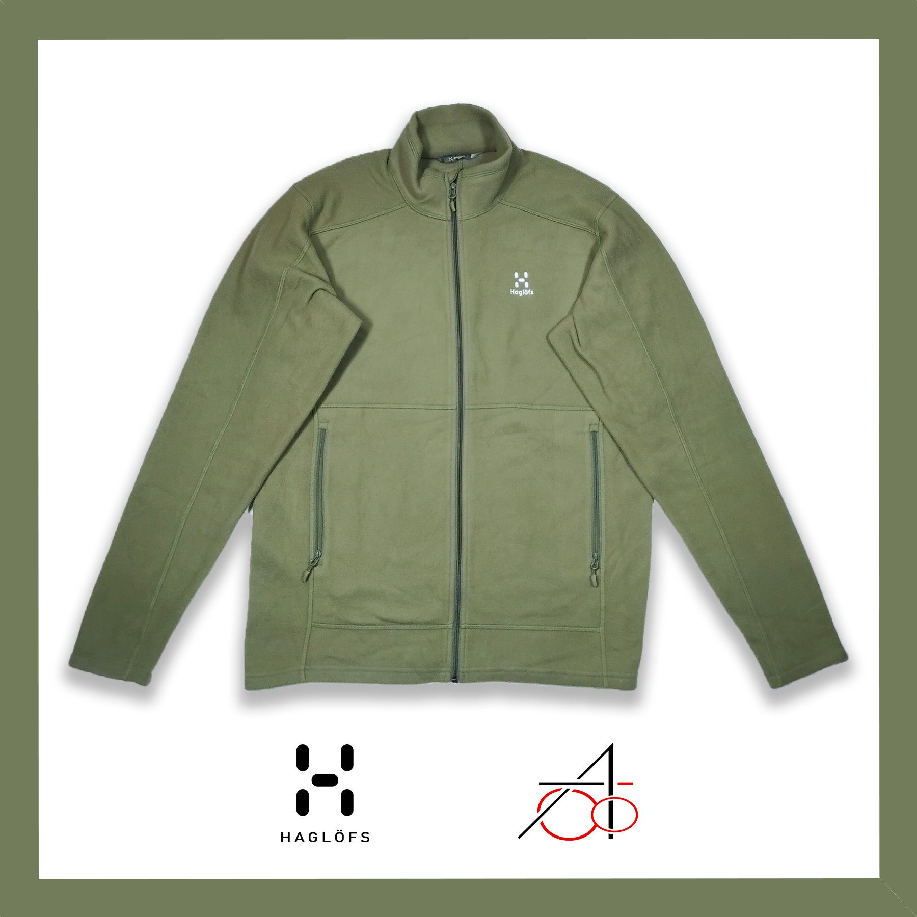 Haglofs Haglofs fleece zip-up sweater, L size Size US L / EU 52-54 / 3 - 1 Thumbnail