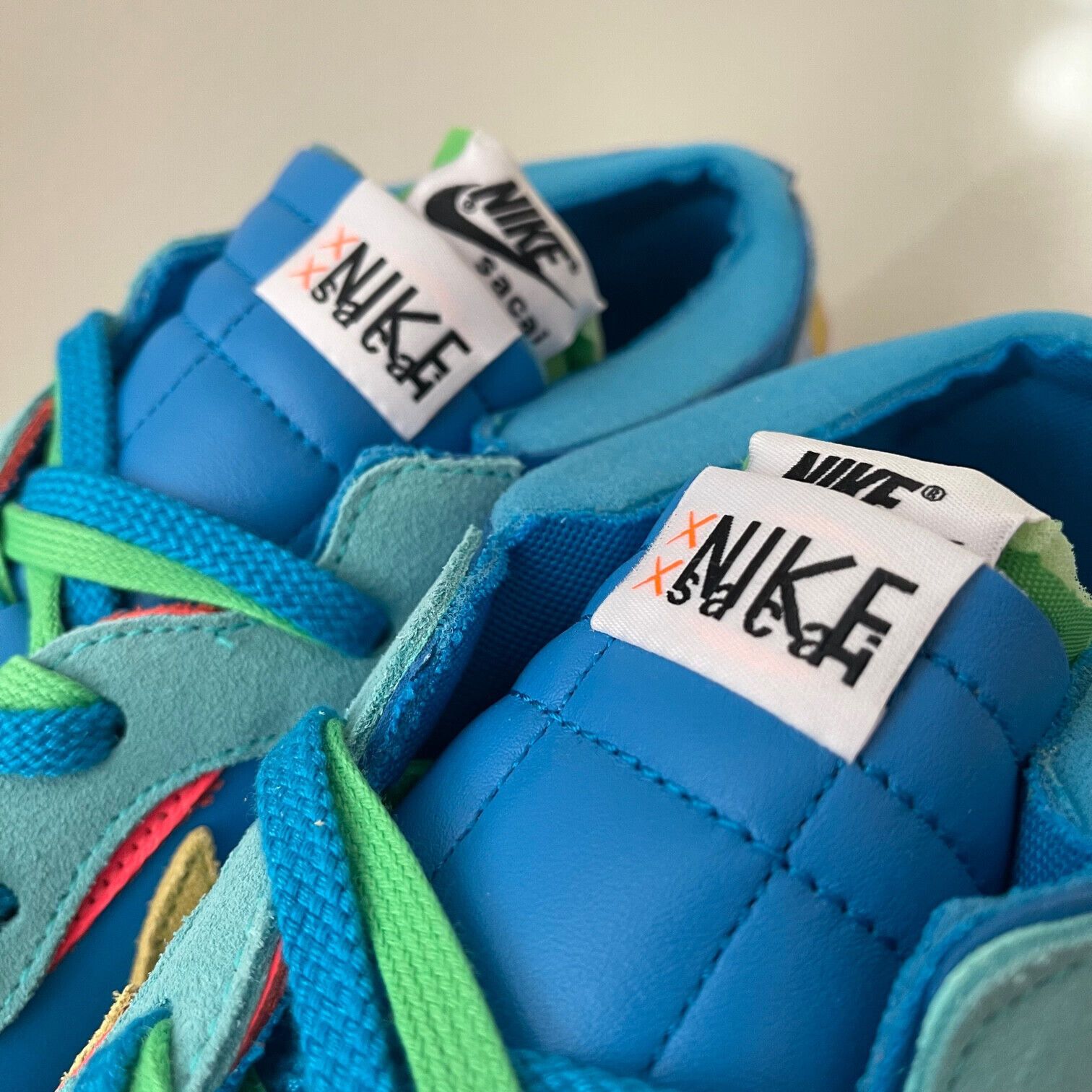 Kaws × Nike × Sacai Blazer Low Neptune Blue NEW Size US 14 / EU 47 - 3 Thumbnail