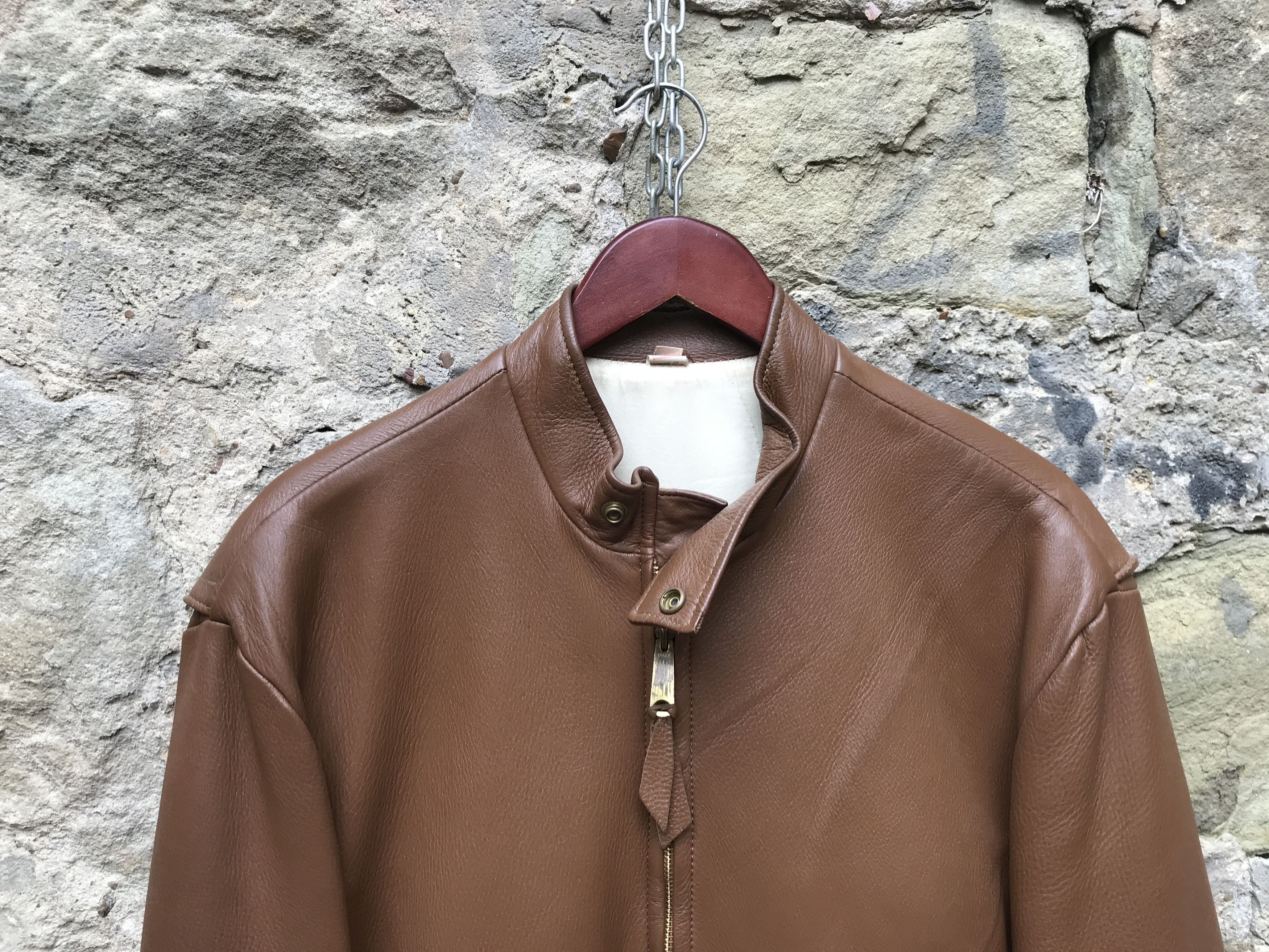 Vintage Vintage 60s Mid Western Sport Togs Deerskin Leather Jacket Size US XL / EU 56 / 4 - 2 Thumbnail