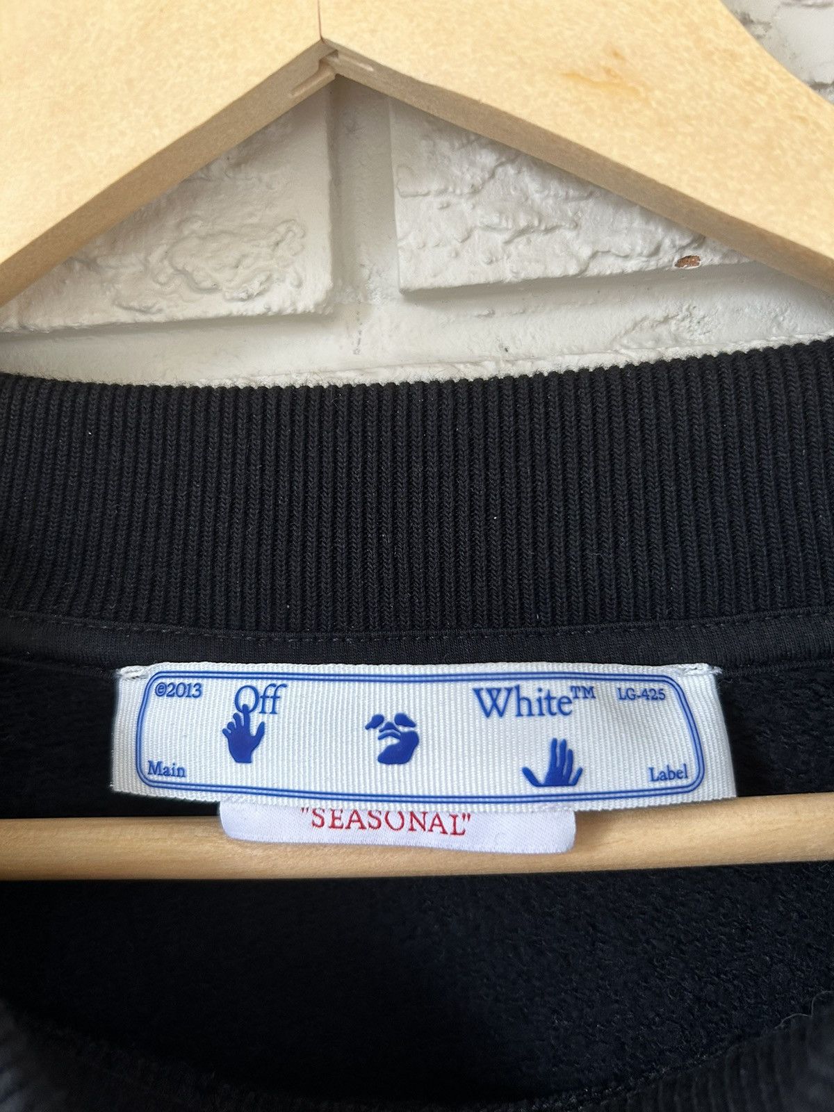 Off-White Off White Emotionally Available Crewneck Sweatshirt Size US XL / EU 56 / 4 - 5 Thumbnail