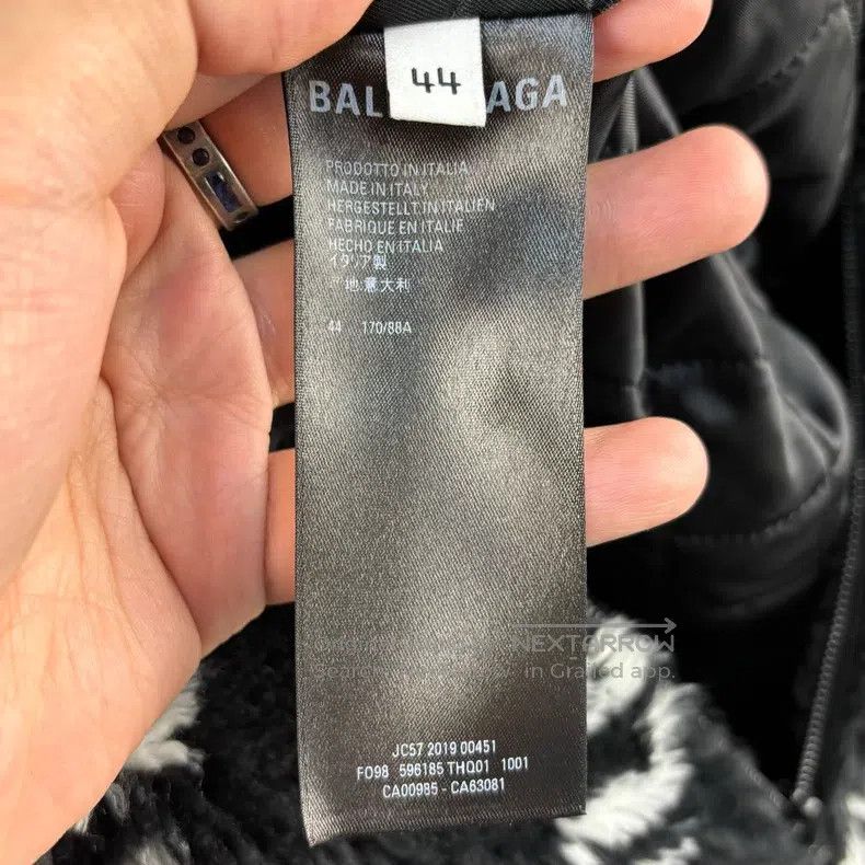 Balenciaga Balenciaga Bullet Screen Logo Full Print Stand Collar Tedd Size M / US 6-8 / IT 42-44 - 5 Thumbnail