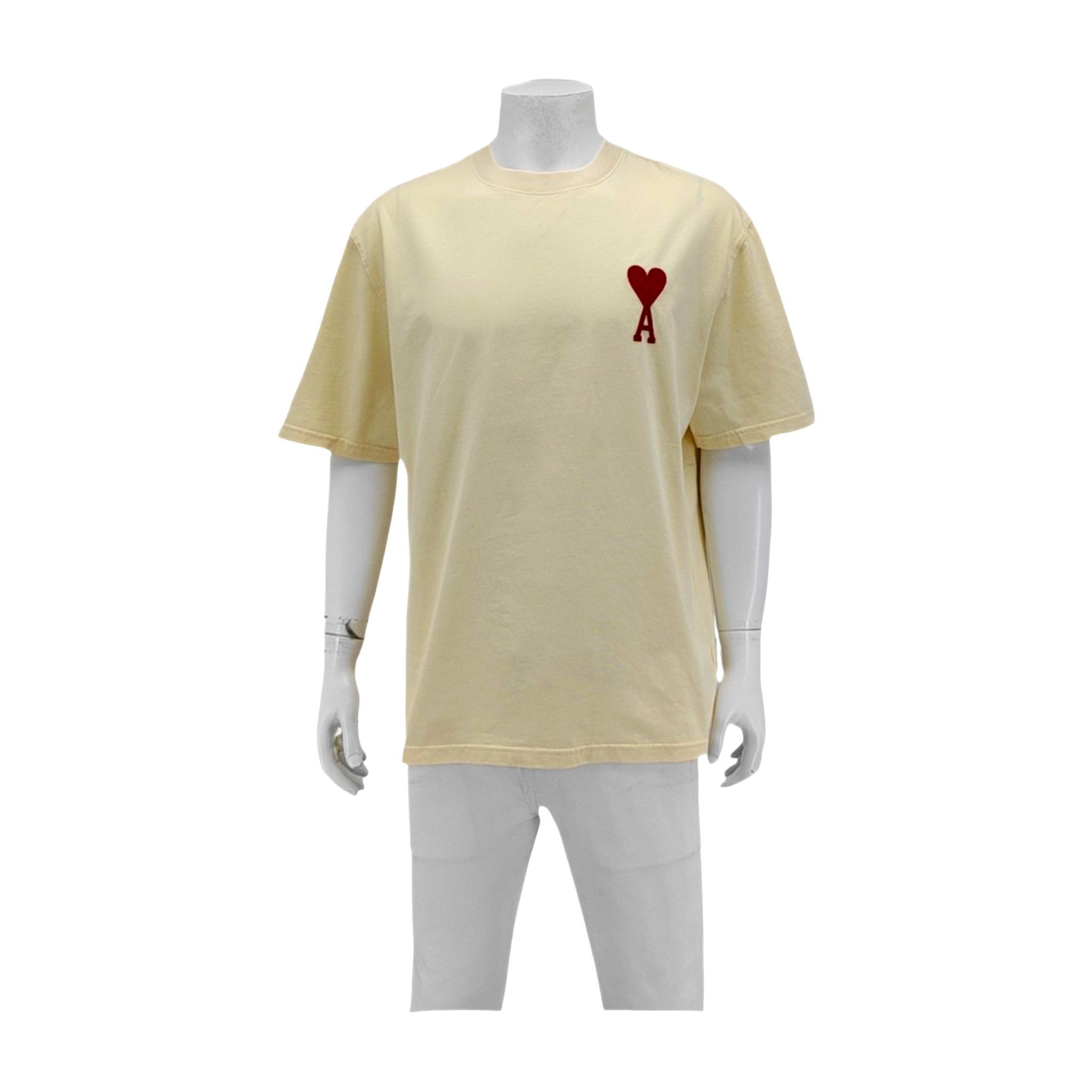 AMI AMI Red Heart Logo T-Shirt Size XL Size US XL / EU 56 / 4 - 1 Thumbnail