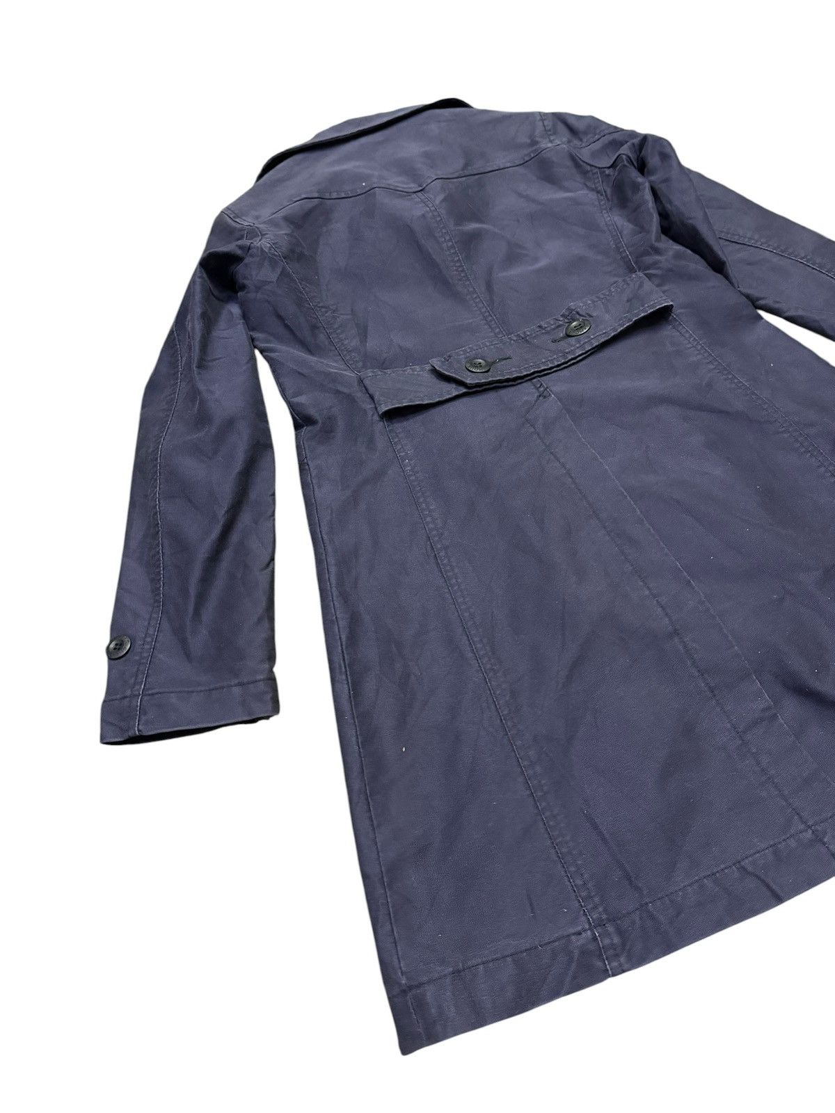 Hysteric Glamour Hysteric Glamour Navy Blue Trench Coat Size S / US 4 / IT 40 - 10 Thumbnail