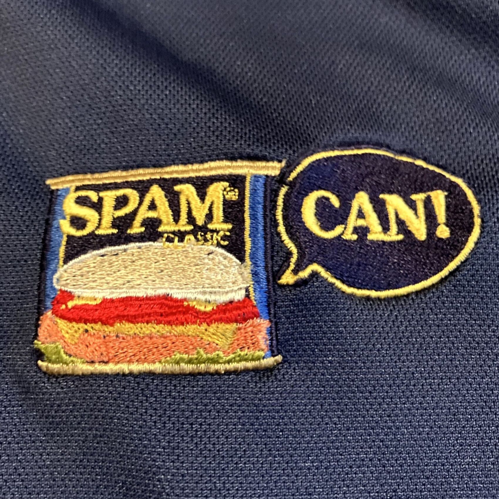 Izod VINTAGE? (no) Izod Embroidered Golf Polo Men XL Blue State ALOHA STATE SPAM - Awesome - IZOD - Polo - Short Sleeve - Polyester Blend Size US XL / EU 56 / 4 - 3 Thumbnail