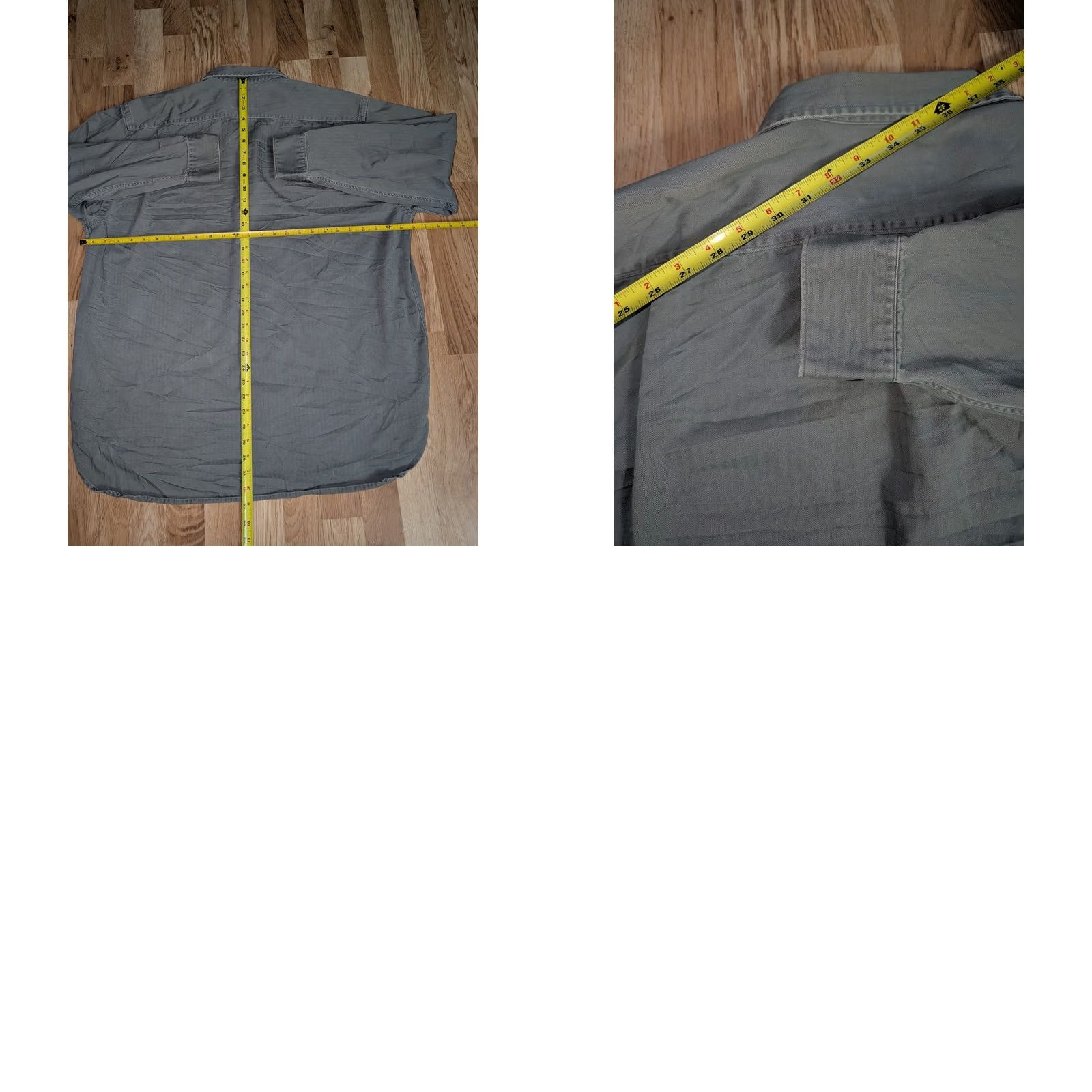 Abercrombie & Fitch VINTAGE Abercrombie & Fitch Shirt Men’s Size LG Button Up Casual Workwear 80s Gray Cotton Polyester Heavyweight Size US L / EU 52-54 / 3 - 8 Thumbnail