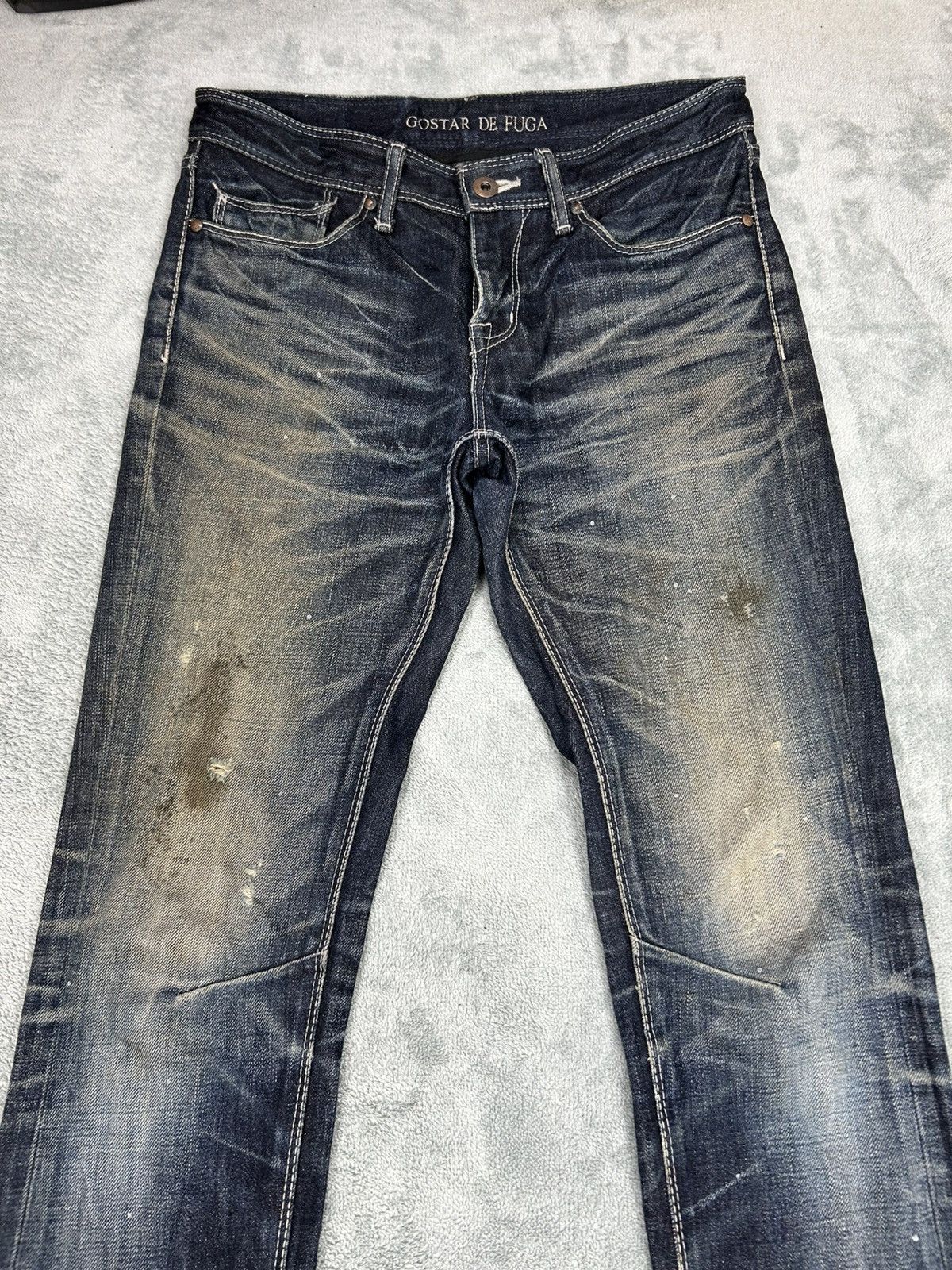 GOSTAR DE FUGA Gostar De Fuga Flared Denim Jeans Size US 29 - 3 Thumbnail
