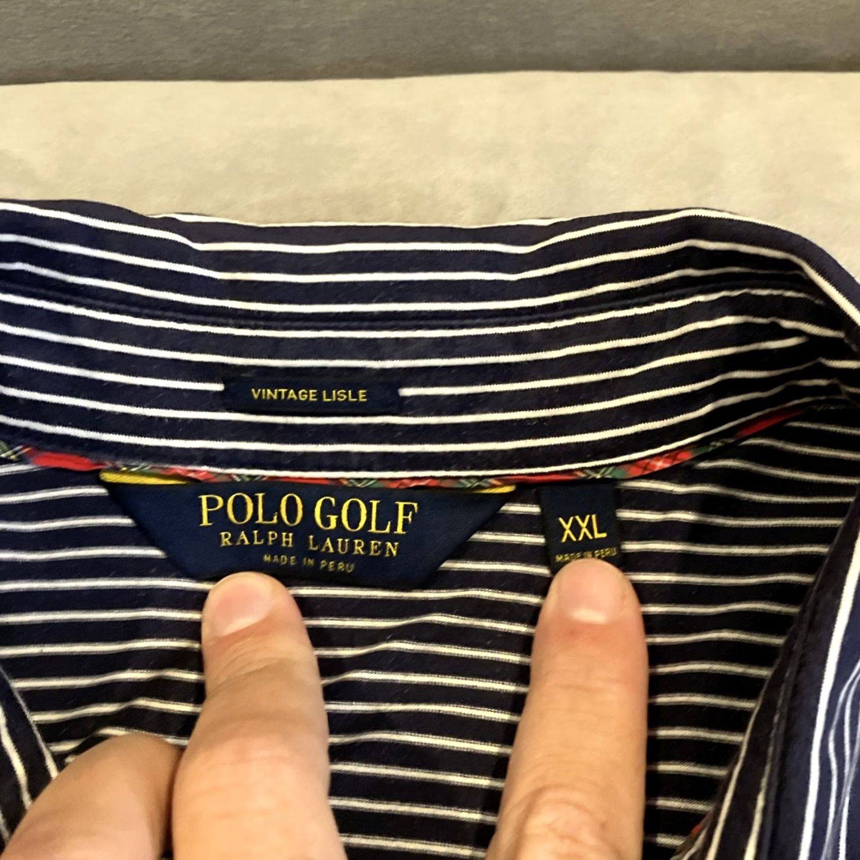 Vintage Polo Golf Deepdale Golf Club Cotton Golf Polo Men's Size XXL Beautiful Size US XXL / EU 58 / 5 - 3 Thumbnail