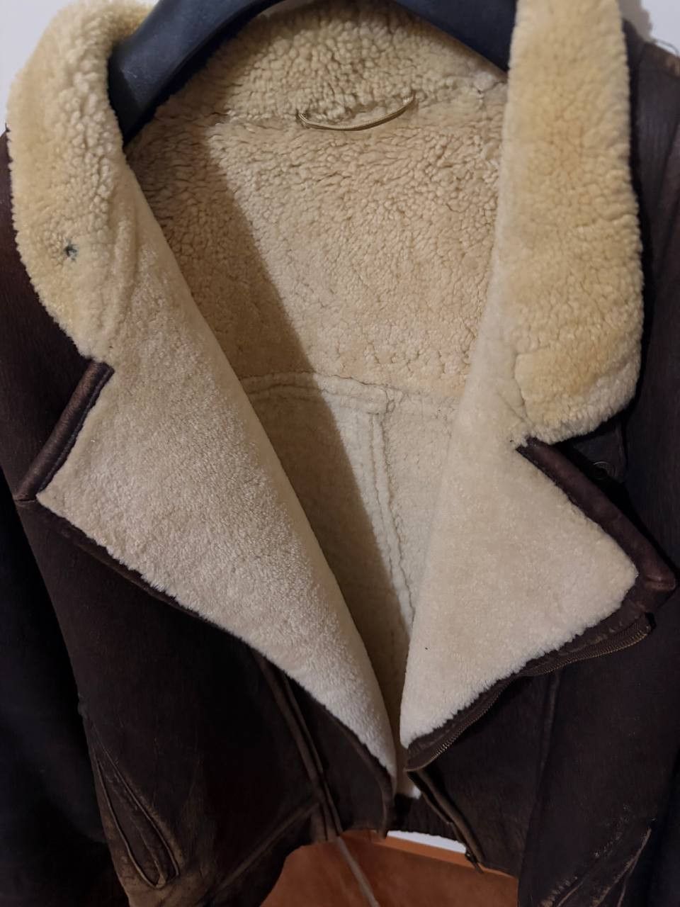 Other Montone Rovesciato Naturale Real Shearling artisanal jacket Size US L / EU 52-54 / 3 - 7 Thumbnail