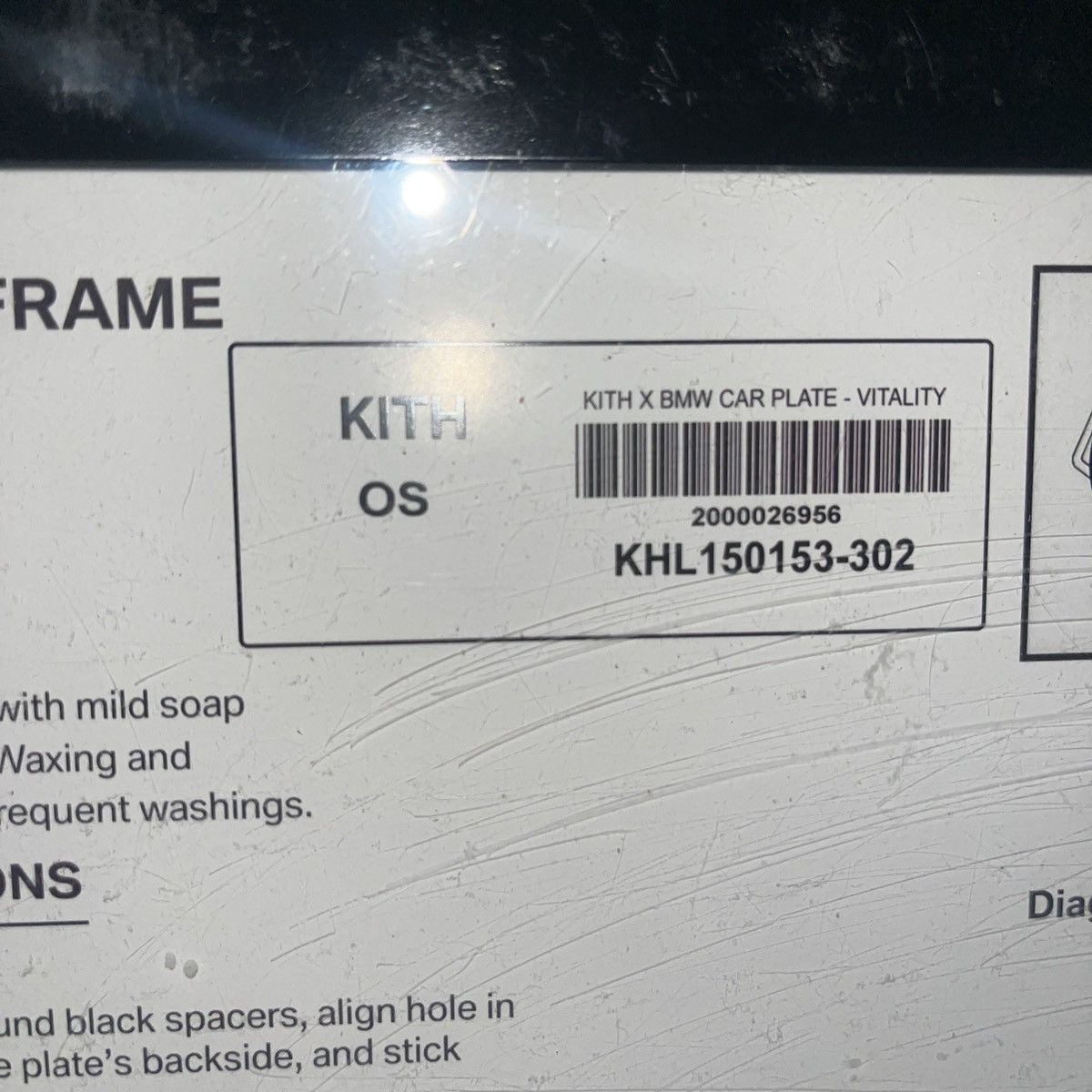 BMW × Kith Kith BMW Car Plate Vitality Size ONE SIZE - 6 Thumbnail