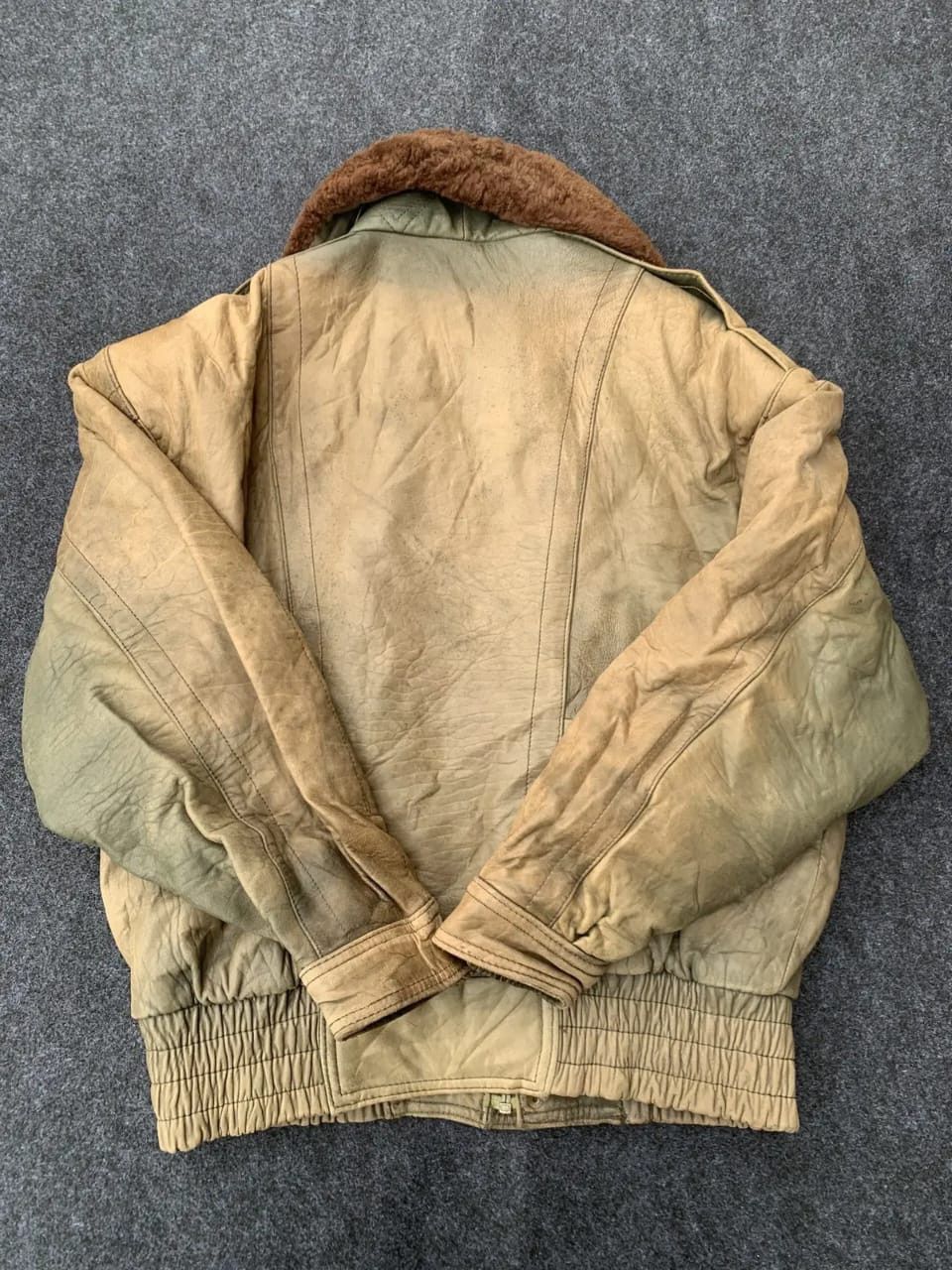 Japanese Brand VALLEMOSSO PALESTRO LEATHER JACKET. Size US L / EU 52-54 / 3 - 2 Thumbnail