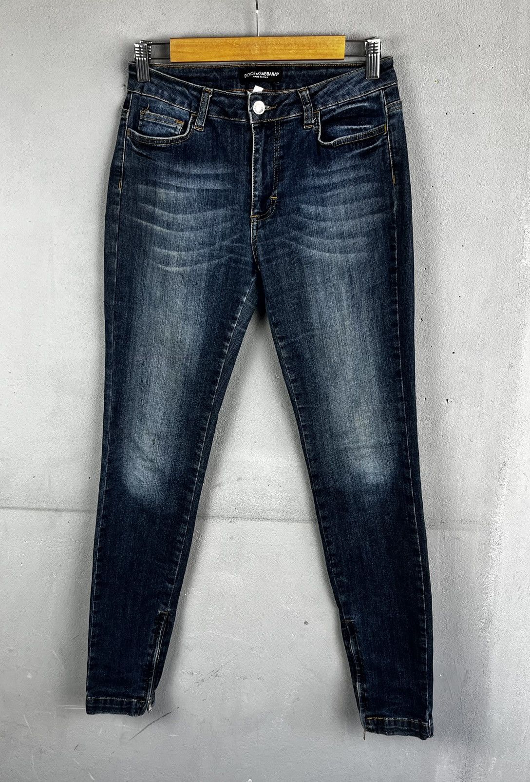 Dolce & Gabbana Dolce Gabbana y2k denim pants Size 27" / US 4 / IT 40 - 6 Thumbnail