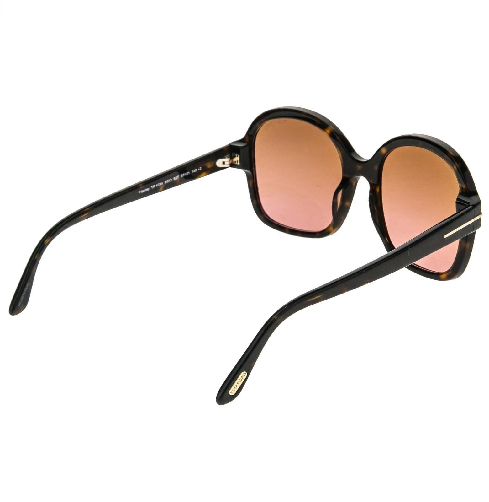 Tom Ford TOM FORD HANLEY TF1034 52F Brown Havana Pink Sunglasses 1034 Size ONE SIZE - 7 Thumbnail