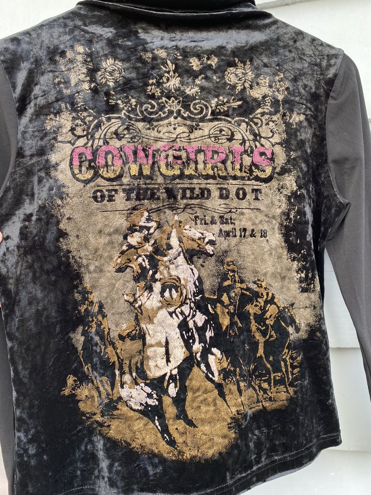 Vintage Cowgirls Wild One Dot Highneck Longsleeves Size S / US 4 / IT 40 - 8 Thumbnail