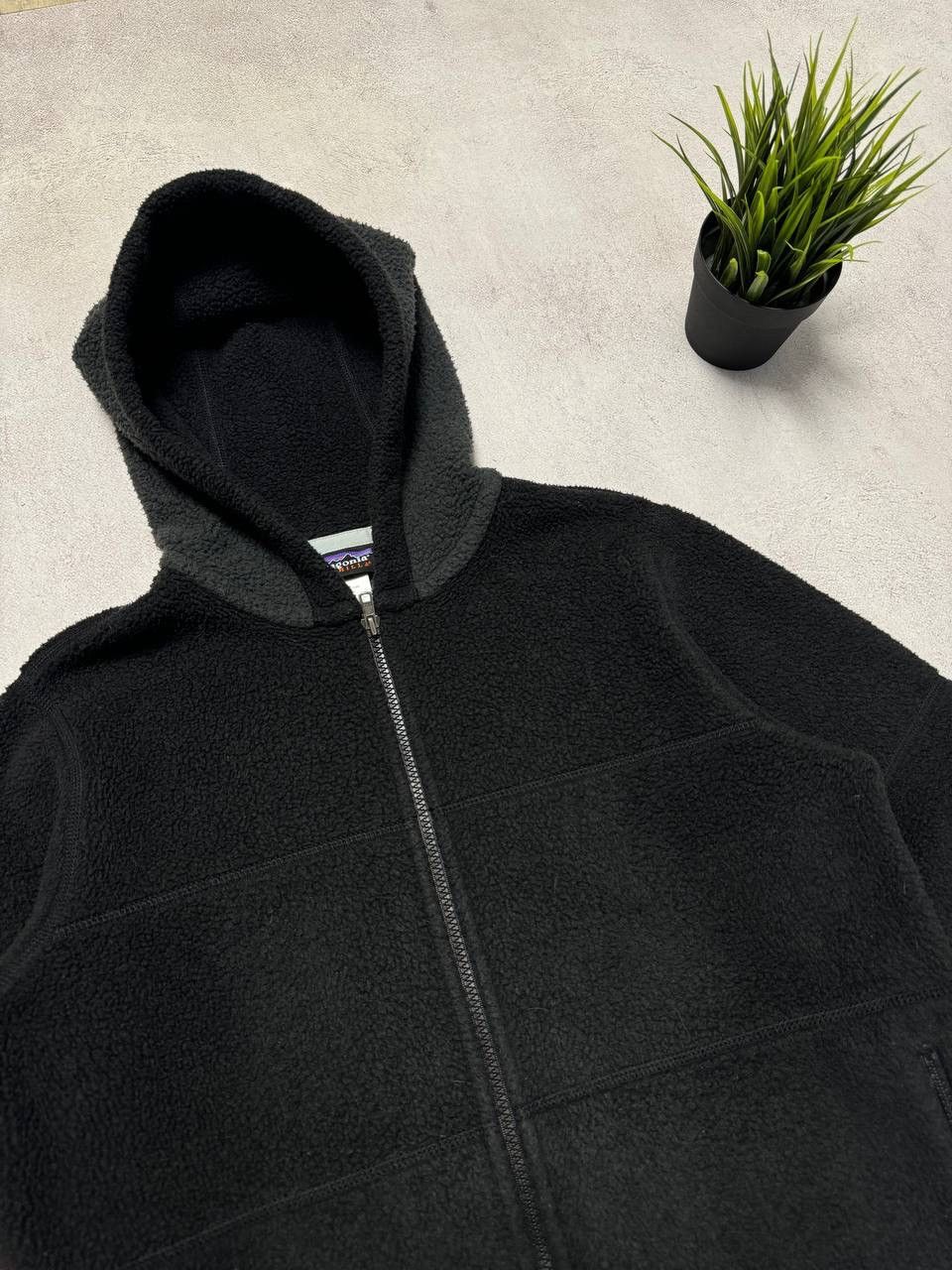 Patagonia Vintage Patagonia Synchilla Jacket Fleece Baggy Black Women Size M / US 6-8 / IT 42-44 - 3 Thumbnail