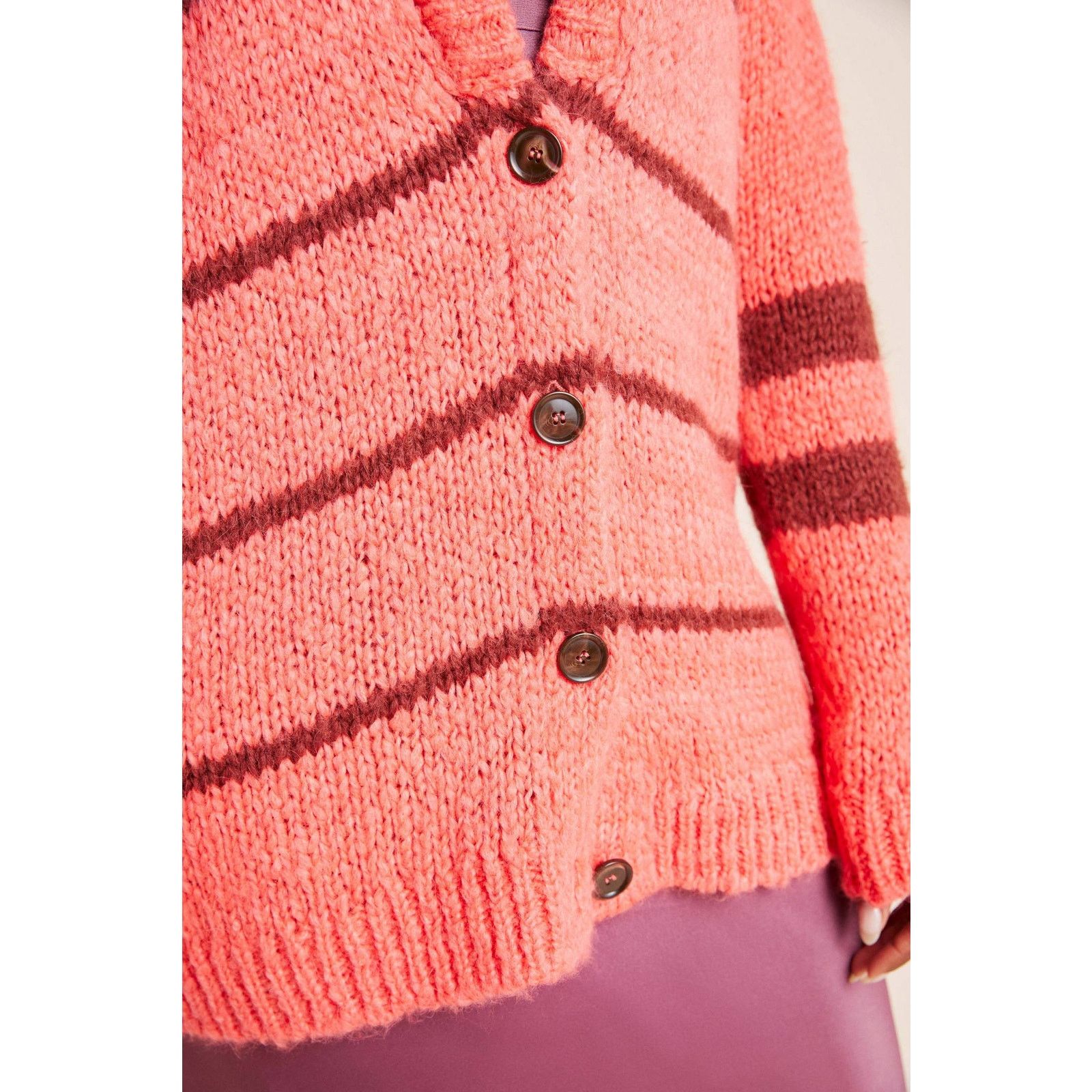 Anthropologie New Anthropologie Ella Striped Cardigan by Sita Murt SMALL Size S / US 4 / IT 40 - 4 Thumbnail