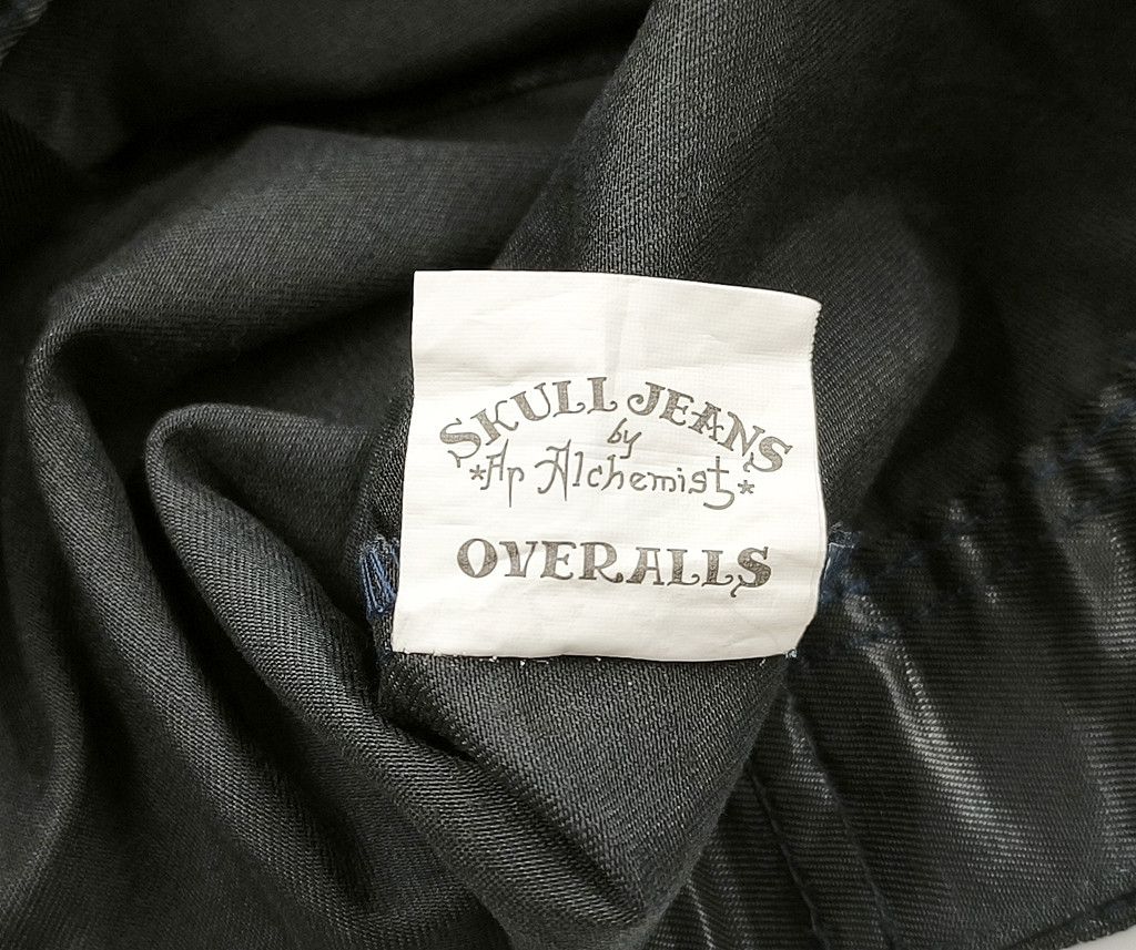 Skull Jeans by an Alchemist new with tag SKULL jeans black light jacket overalls Size US S / EU 44-46 / 1 - 8 Thumbnail