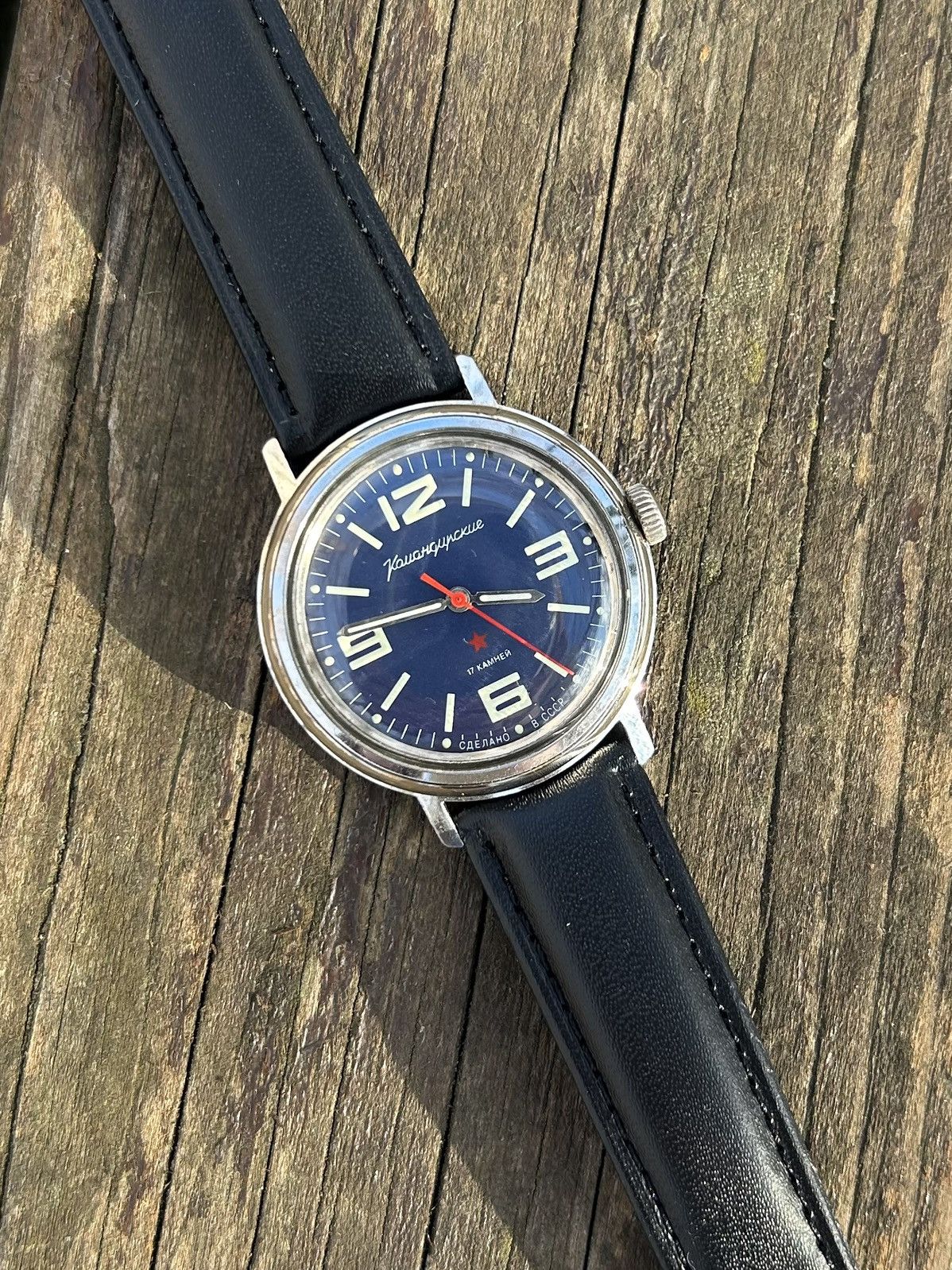 Vintage Vintage Watch Soviet USSR Mechanical Wostok Hand Winding Size ONE SIZE - 15 Thumbnail