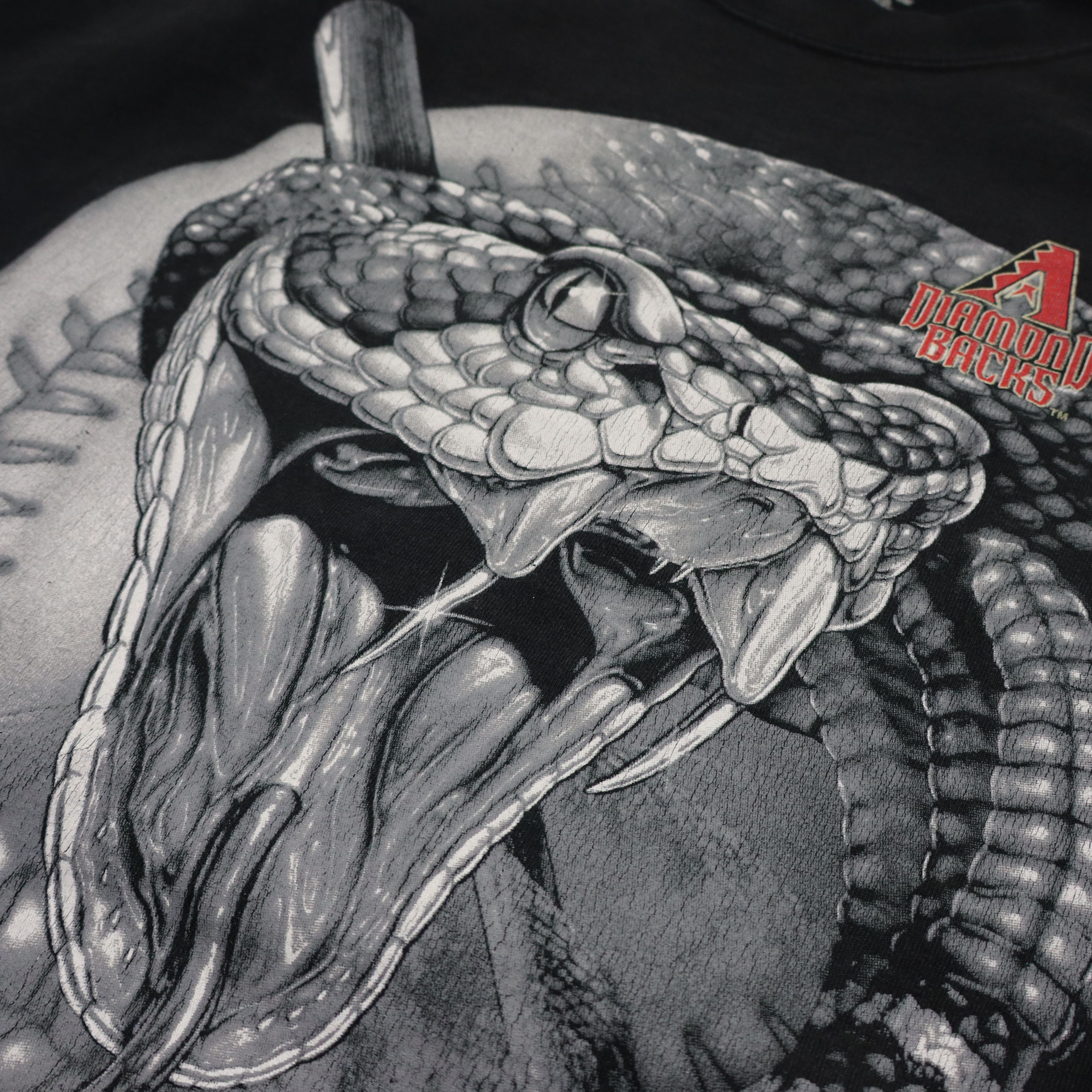 Lee × MLB × Vintage Y2K Arizona Diamondbacks Snake Graphic MLB Baseball Tee Size US XXL / EU 58 / 5 - 4 Thumbnail