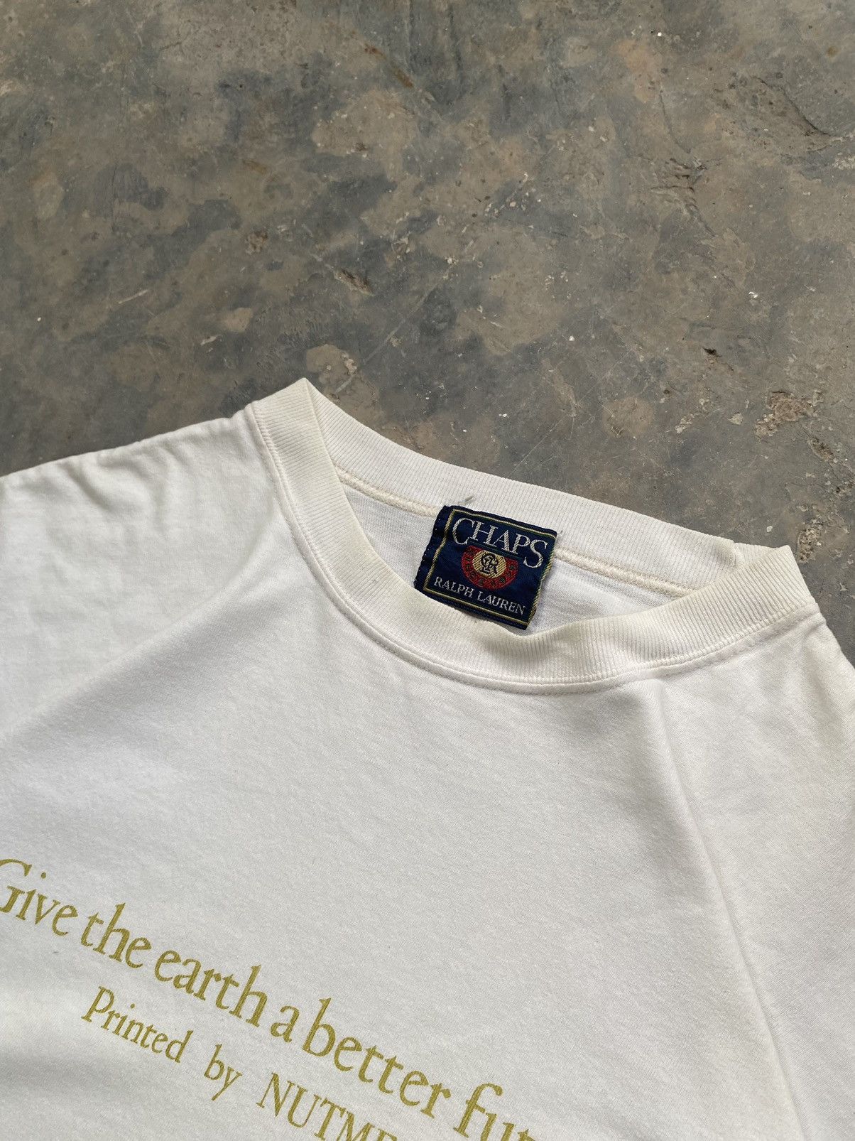 Chaps Ralph Lauren Vintage 90s Chaps Ralph Lauren Statement Tee by Nutmeg Size US M / EU 48-50 / 2 - 4 Thumbnail