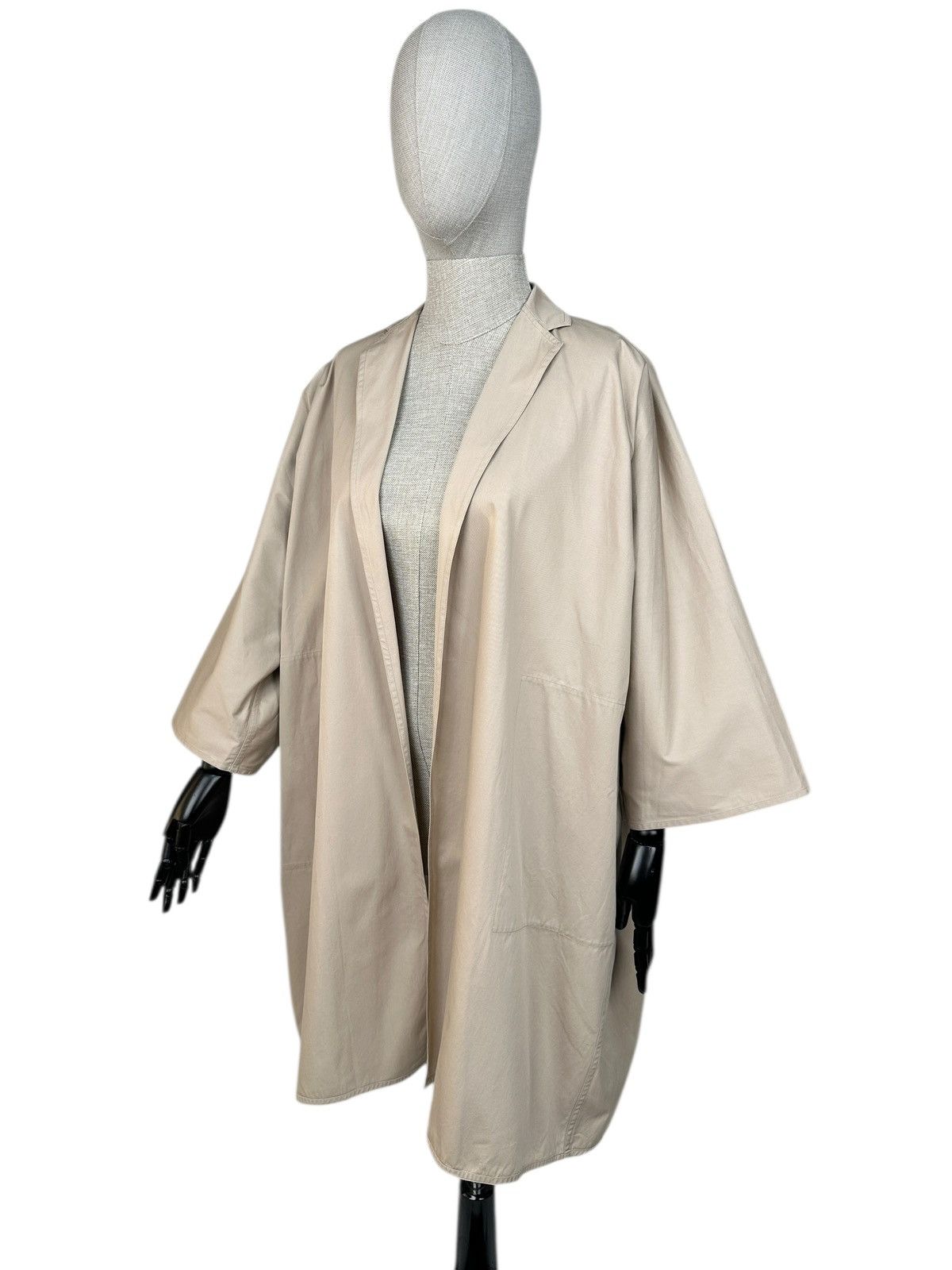 SOFIE D'HOORE SOFIE D’HOORE Belgium Open Front Coat Jacket Beige size 34 Size XS / US 0-2 / IT 36-38 - 3 Thumbnail