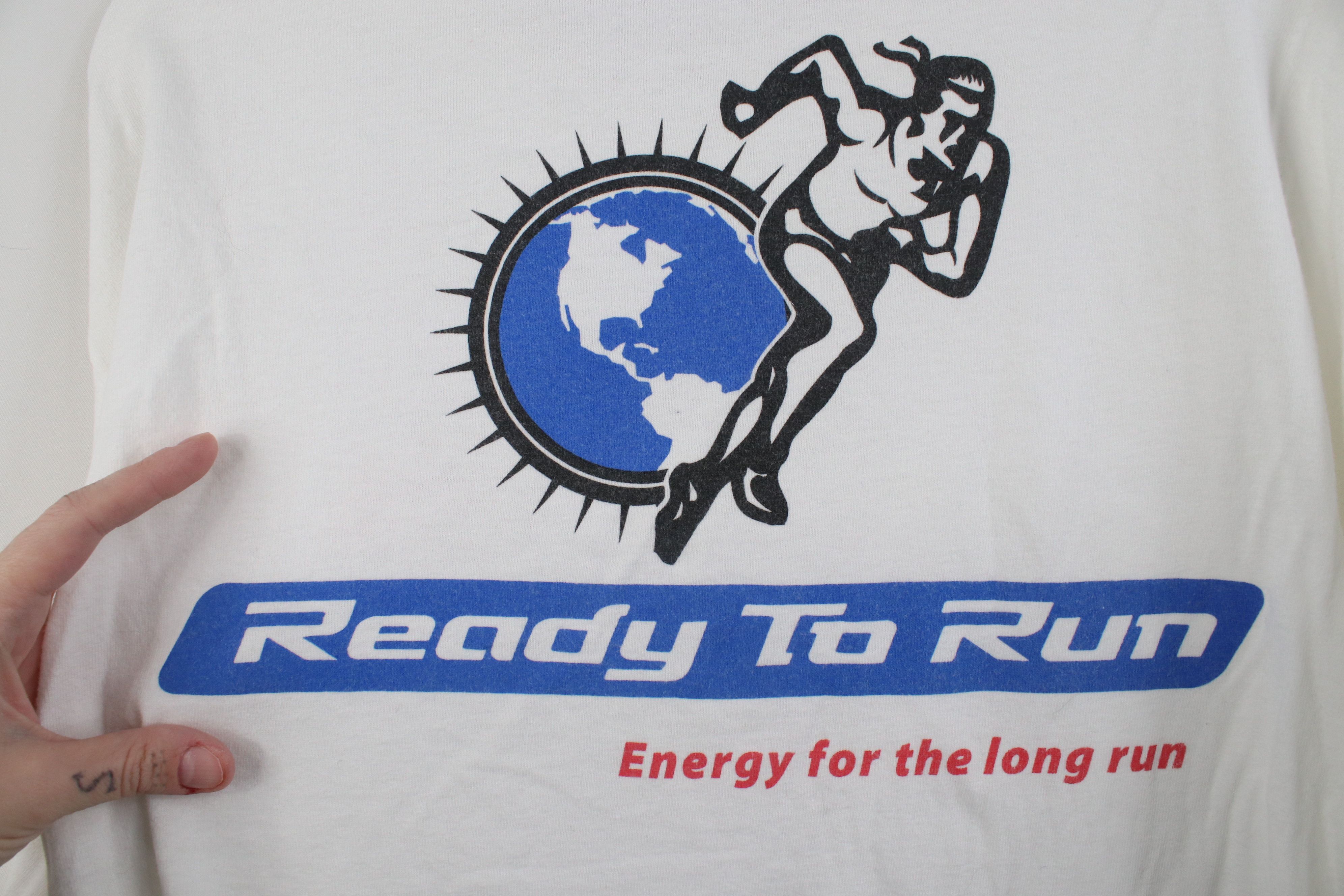 Vintage Vintage 90s Y2K Oil Corporation Long Sleeve T-Shirt White Size US L / EU 52-54 / 3 - 8 Thumbnail