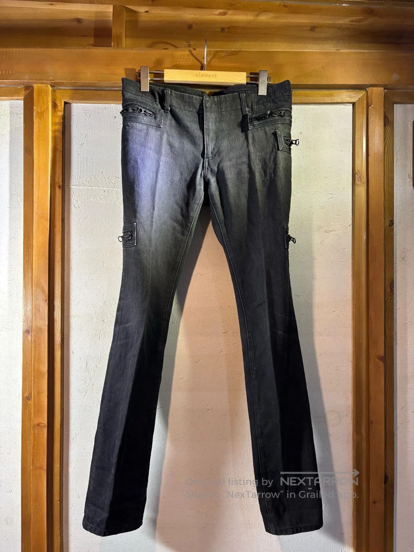 Tete Homme HALB 2008 Runway Zipper Jeans. Size US 34 / EU 50 - 1 Thumbnail