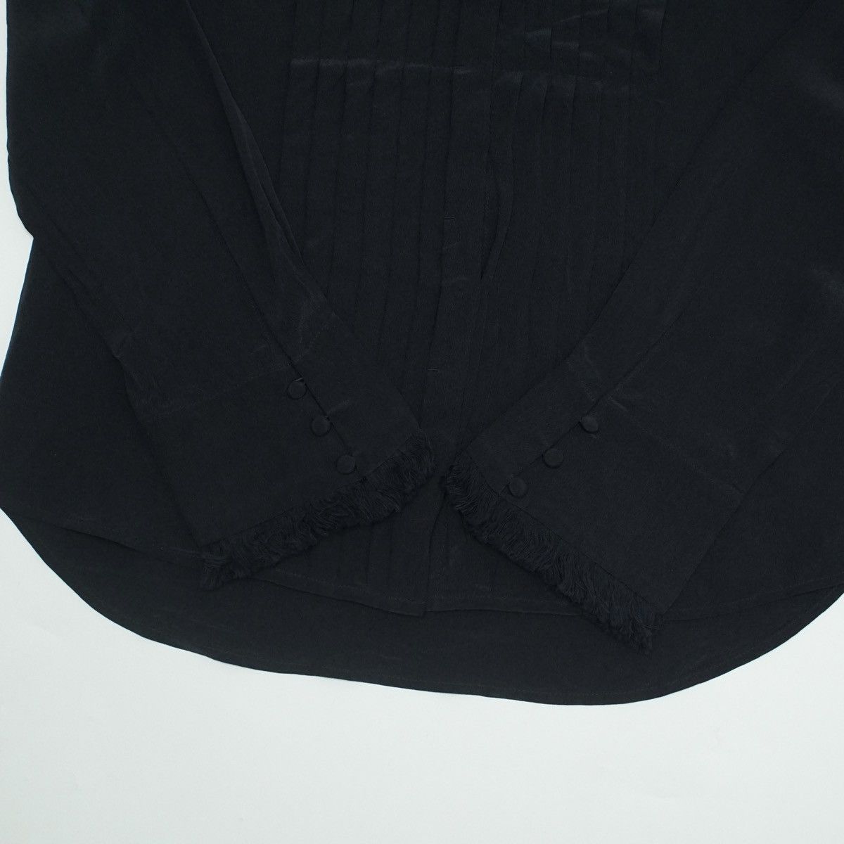 Zadig & Voltaire *NoTariff Zadig & Voltaire Tenri Deluxe Navy Silk Top Size XS / US 0-2 / IT 36-38 - 5 Thumbnail