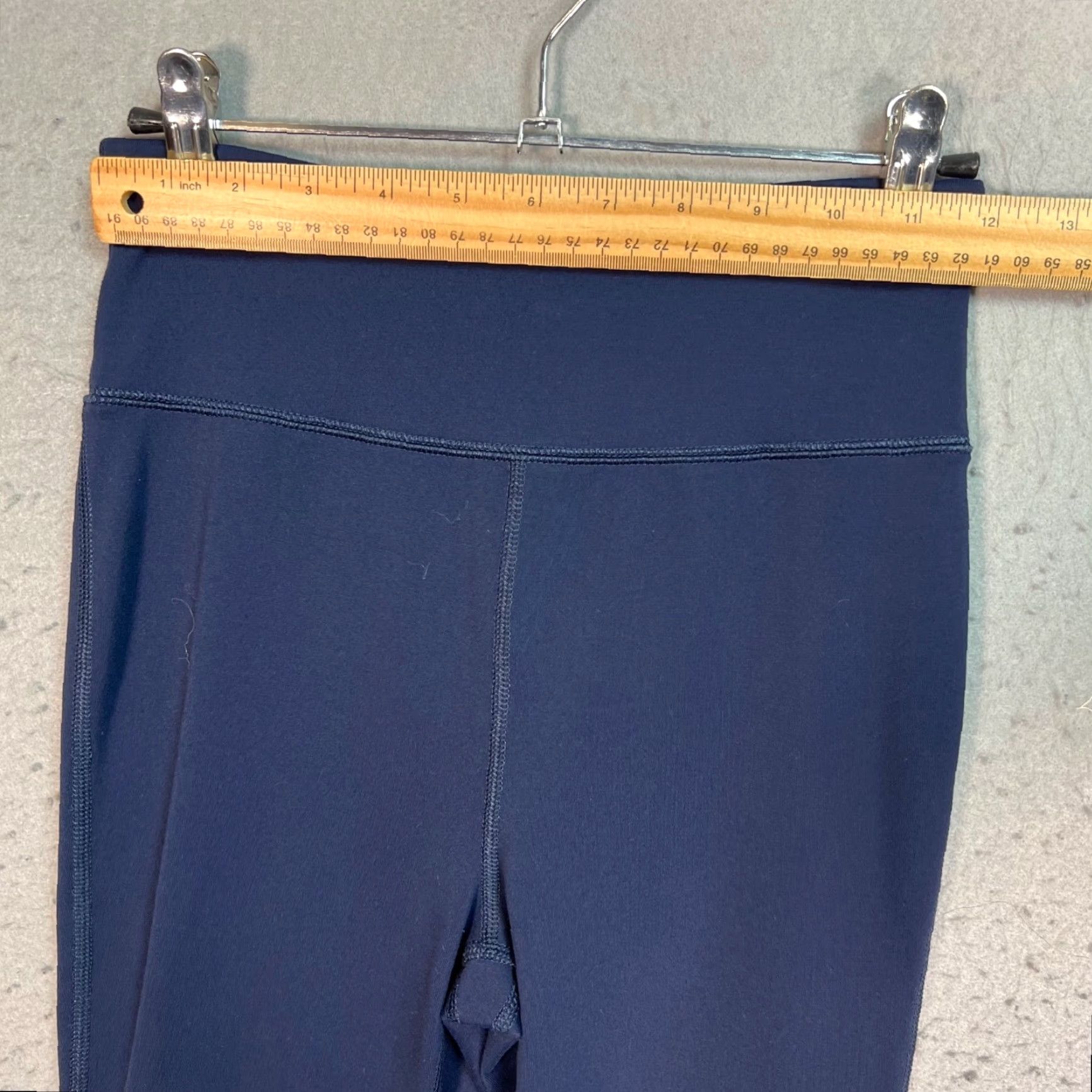 J.Crew J. Crew Womens XS Navy High-Waisted Leggings Supplex Nylon Lycra Blend Size XS Size 26" / US 2 / IT 38 - 6 Thumbnail