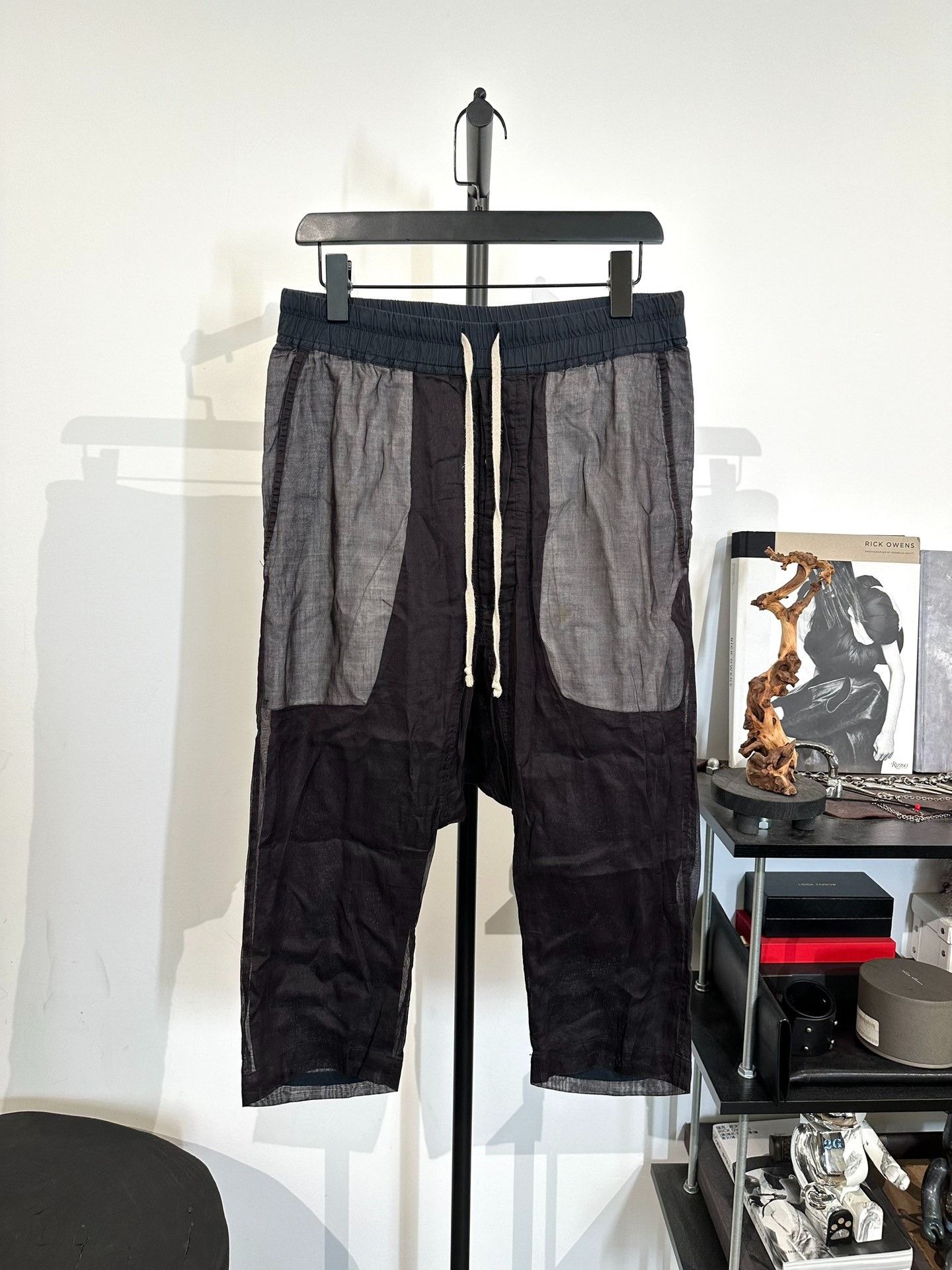 Rick Owens Rick Owens Double-Layer Mesh Cropped Pants 48 Size US 32 / EU 48 - 1 Thumbnail
